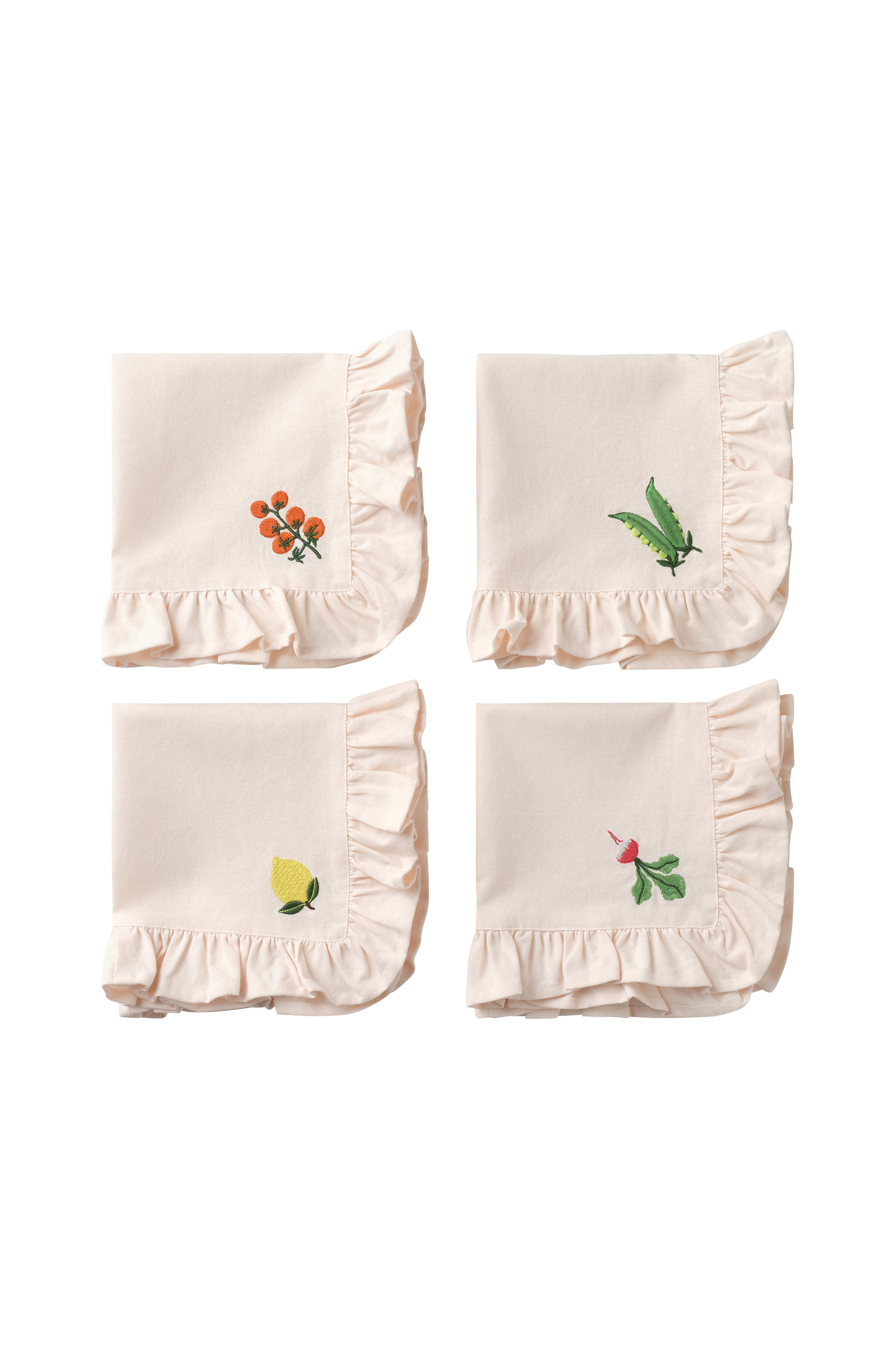 Servietter Lovisa Embrodery 4-pakning