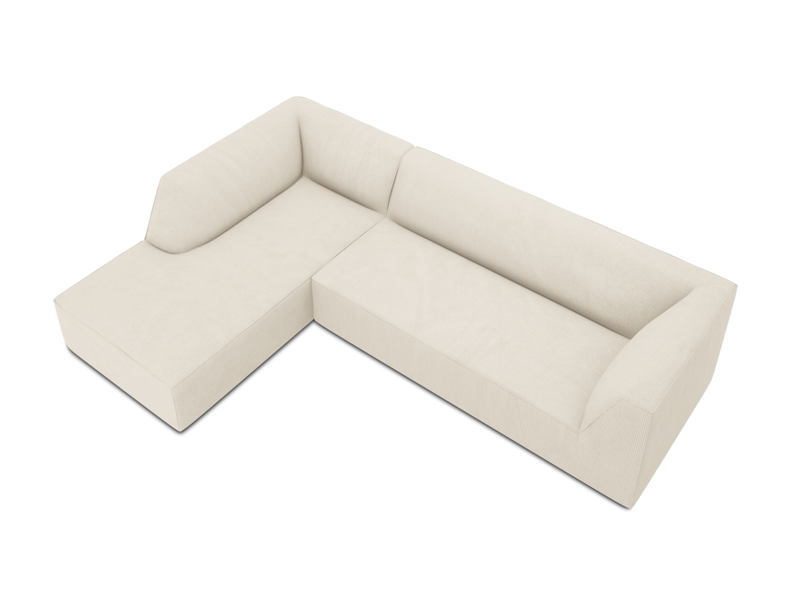 Modular Left Corner Sofa, "Ruby", 4 Seats, 273x180x69