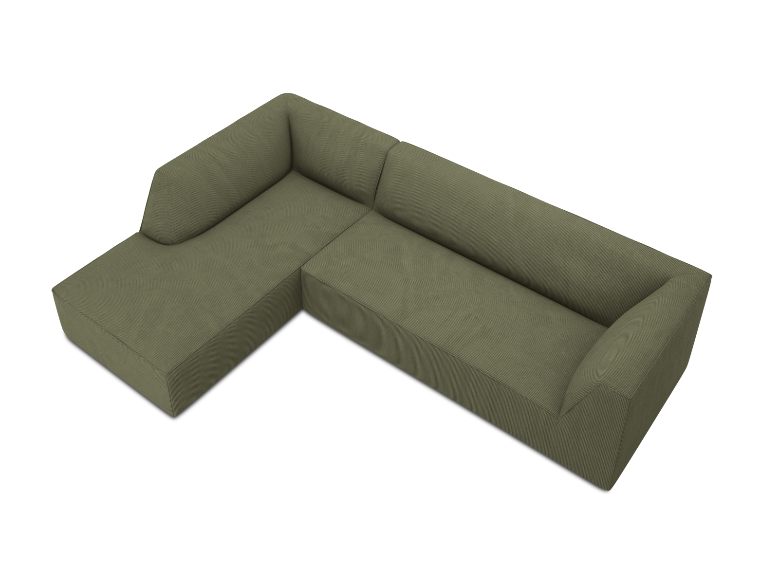 Modular Left Corner Sofa, "Ruby", 4 Seats, 273x180x69