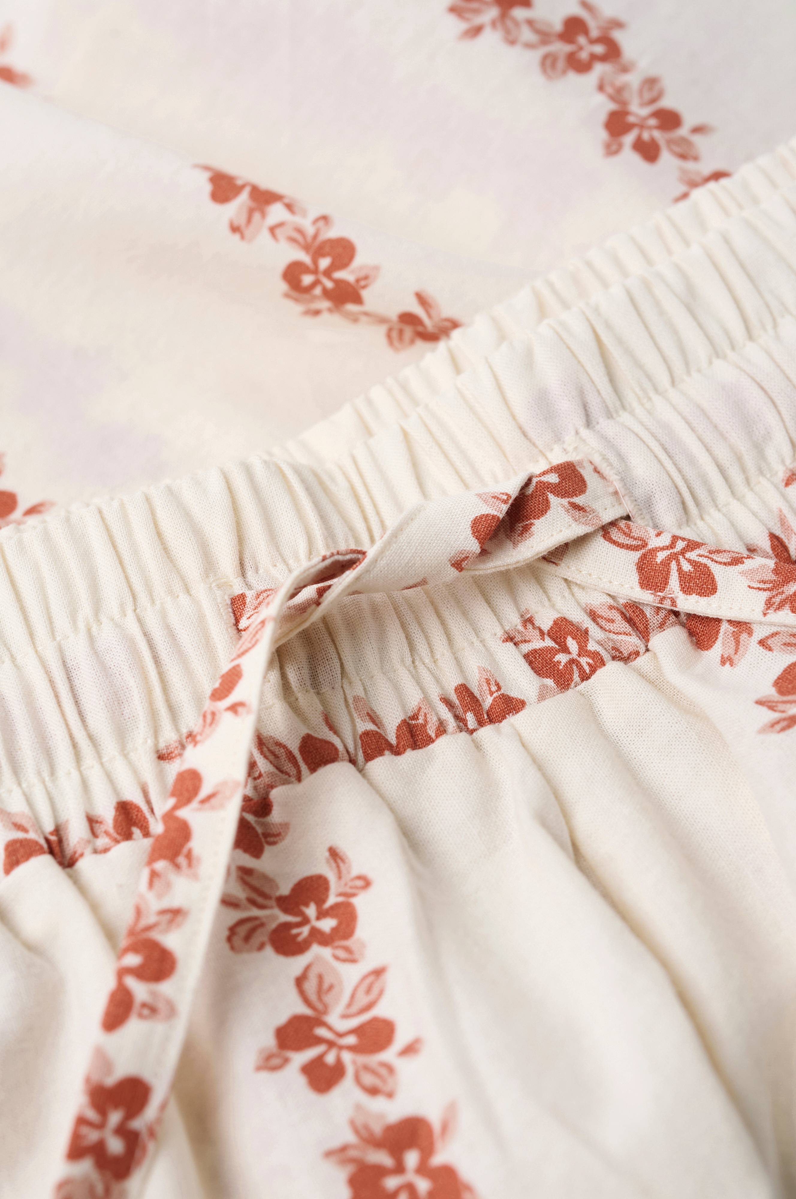 Pyjamasshorts Juliette Garland i bomull