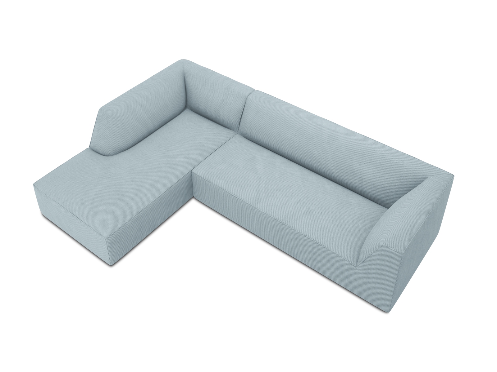 Modular Left Corner Sofa, "Ruby", 4 Seats, 273x180x69
