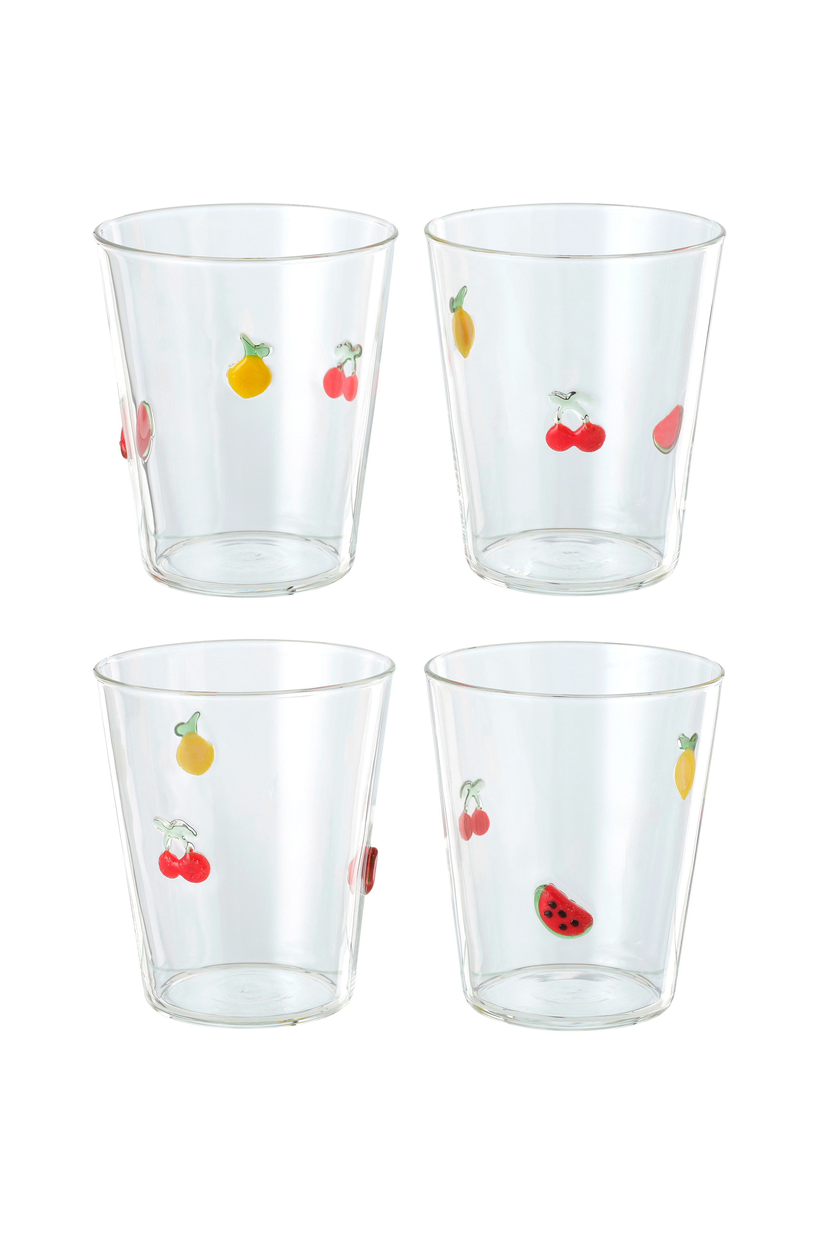 Drikkeglass Melloncherry 4-pakning
