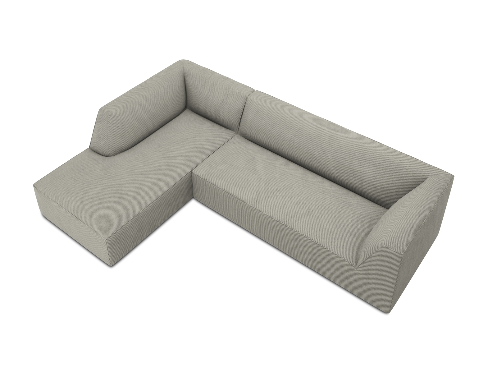 Modular Left Corner Sofa, "Ruby", 4 Seats, 273x180x69