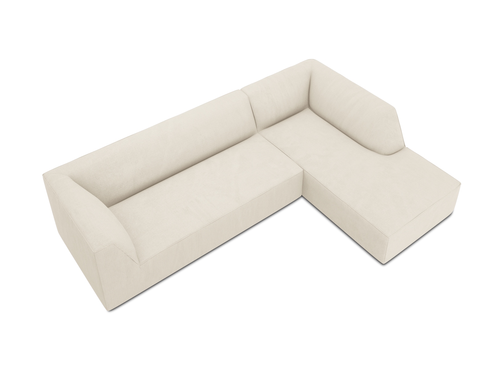 Modular Right Corner Sofa, "Ruby", 4 Seats, 273x180x69