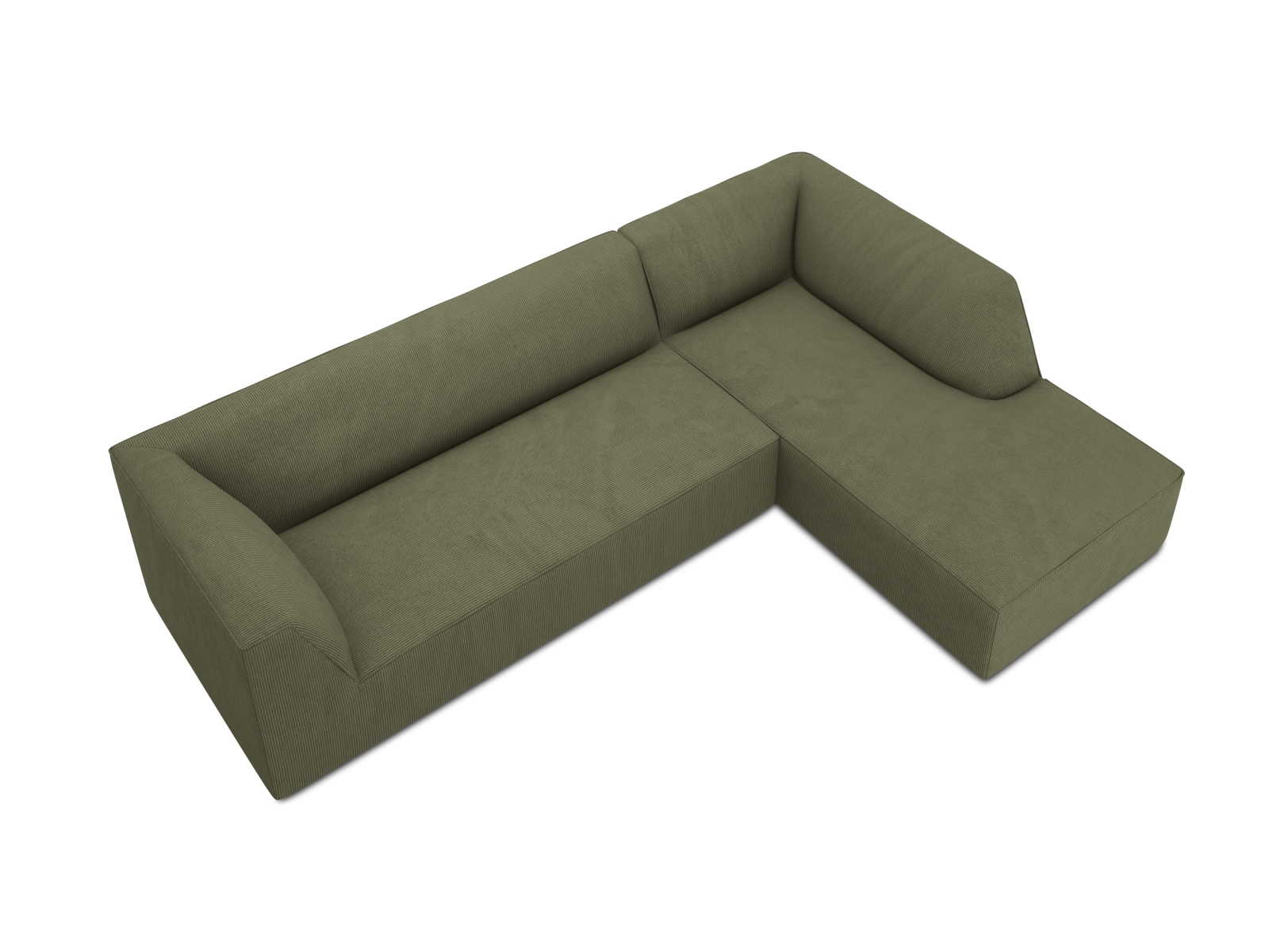 Modular Right Corner Sofa, "Ruby", 4 Seats, 273x180x69