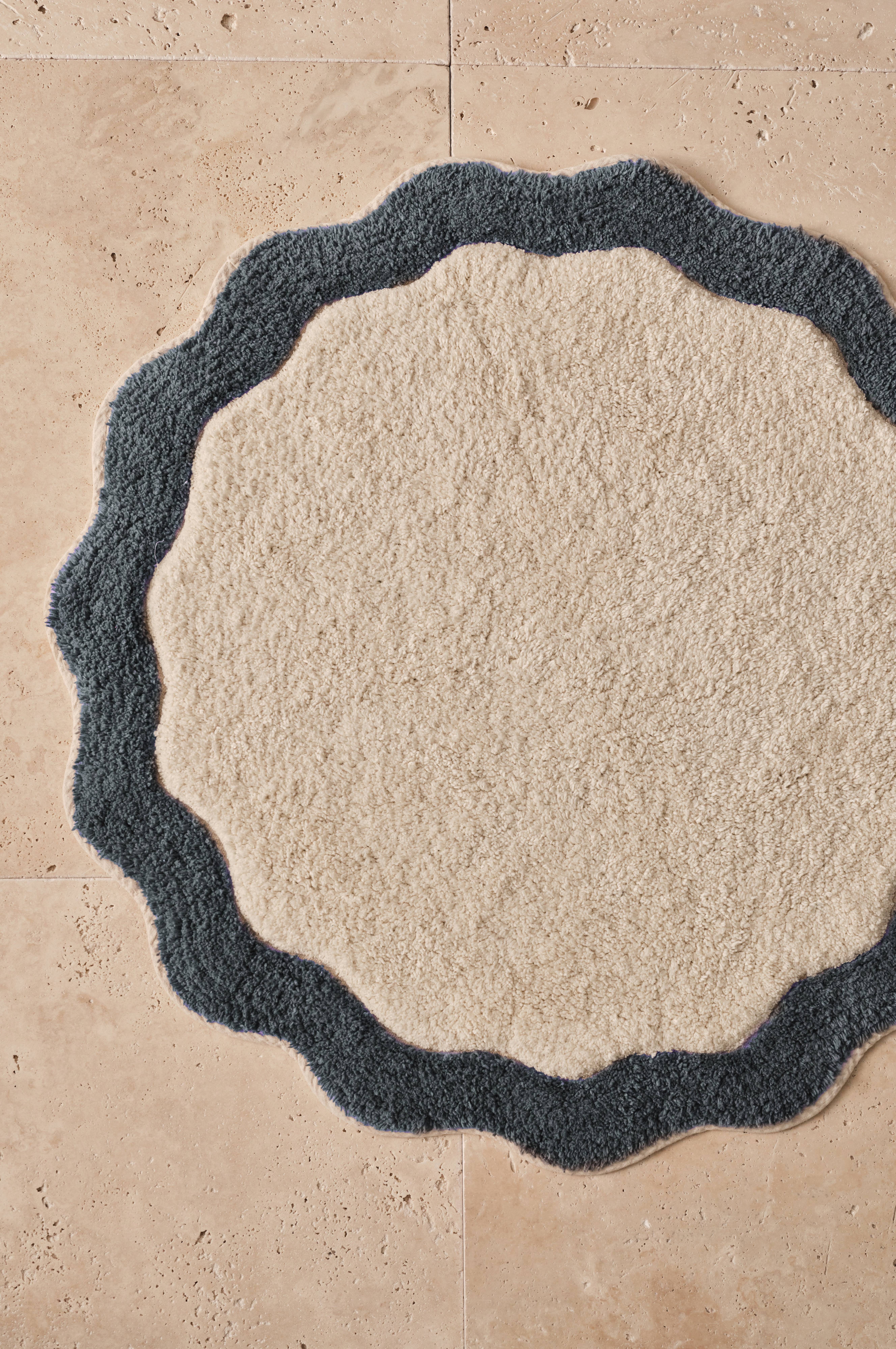 Badematte Scallop Round