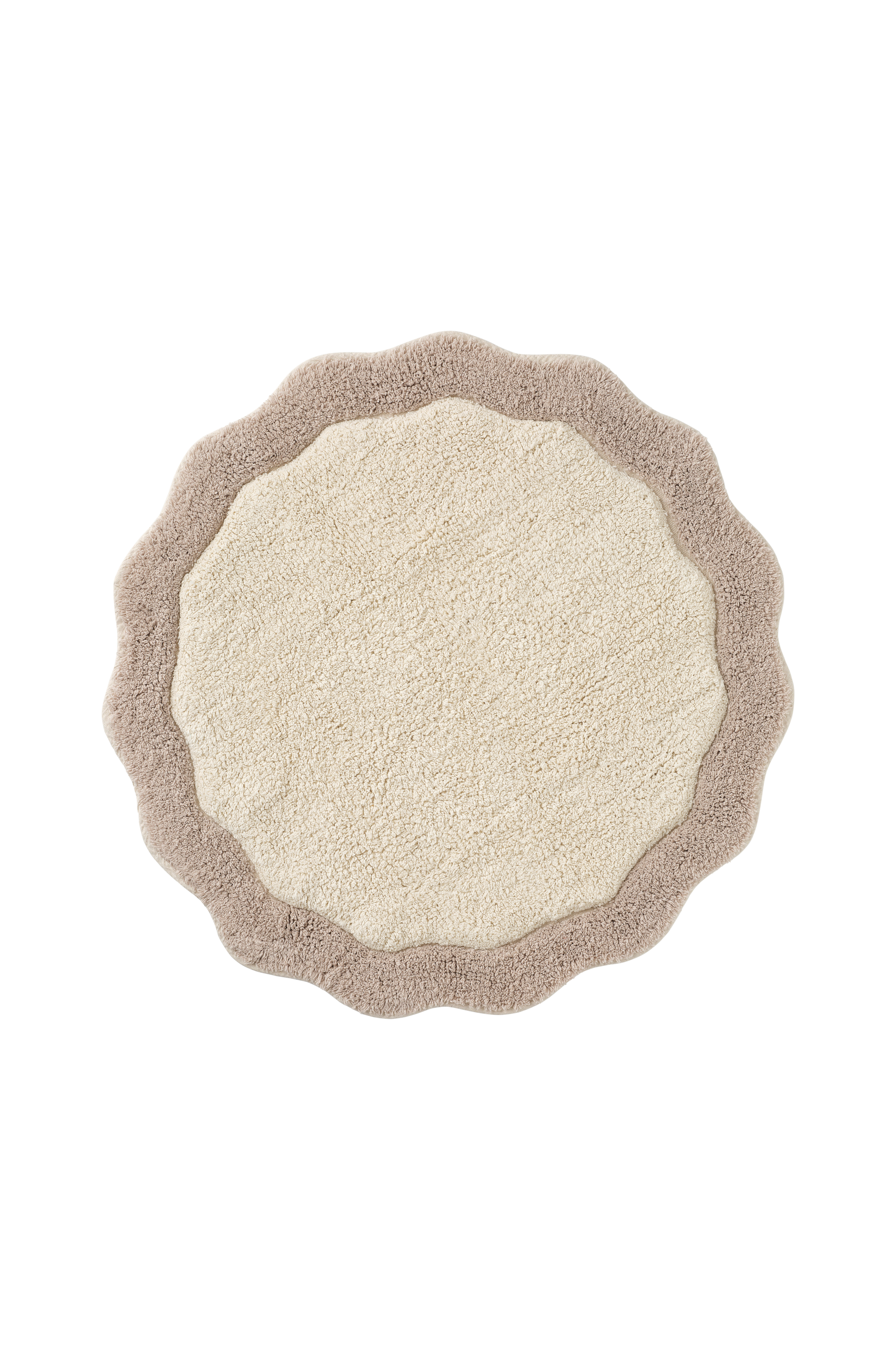 Badematte Scallop Round
