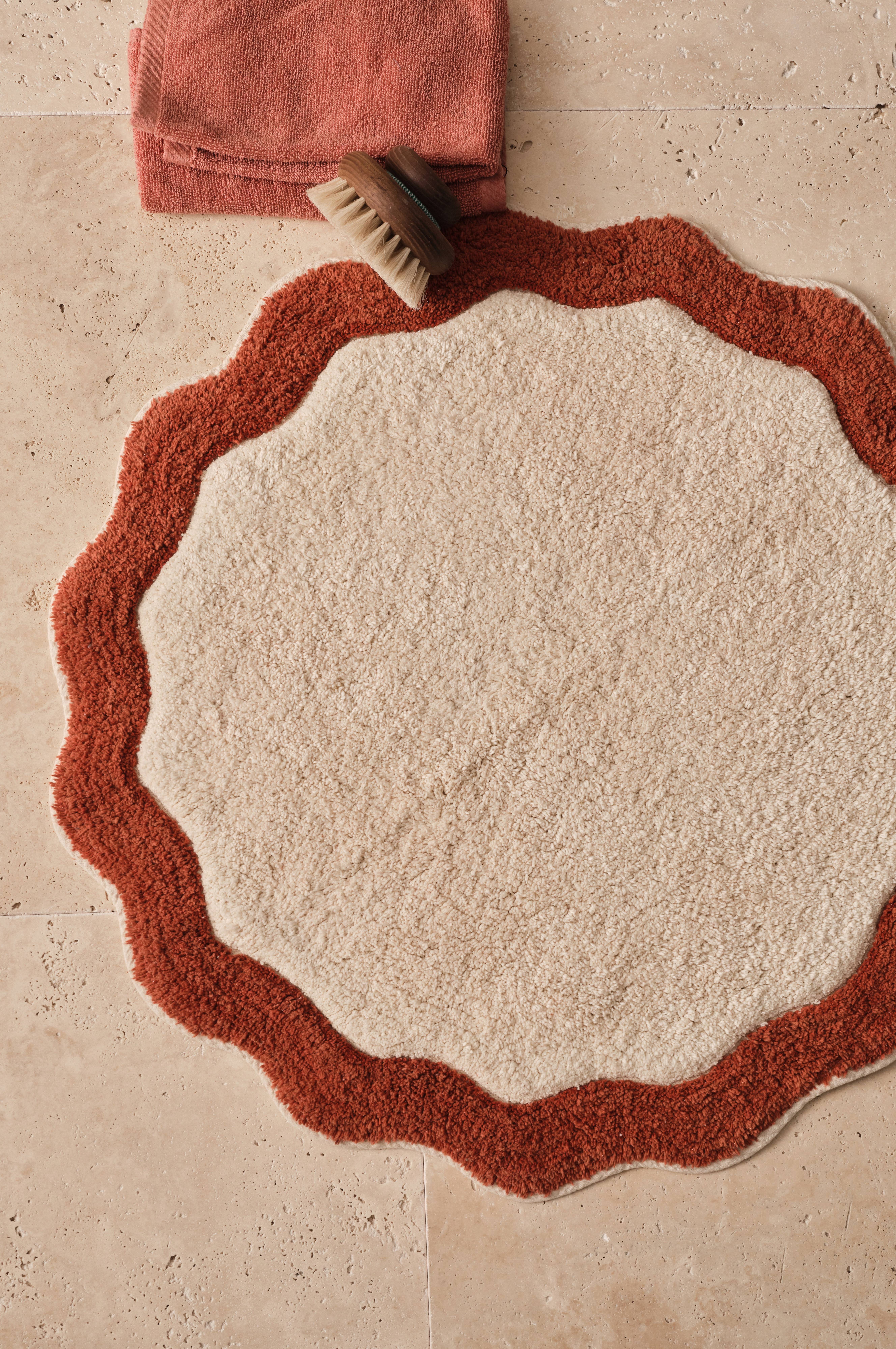 Badematte Scallop Round