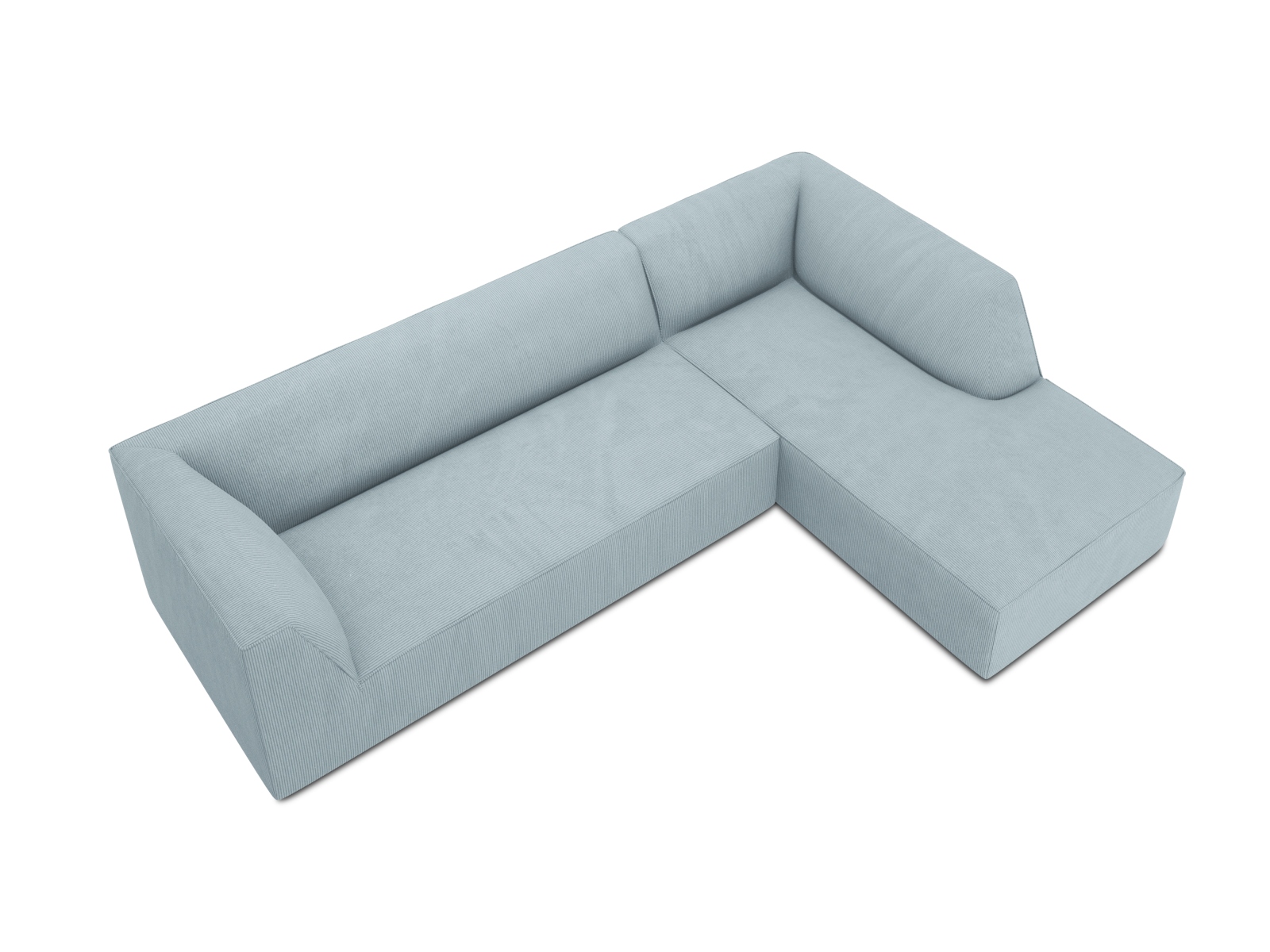 Modular Right Corner Sofa, "Ruby", 4 Seats, 273x180x69