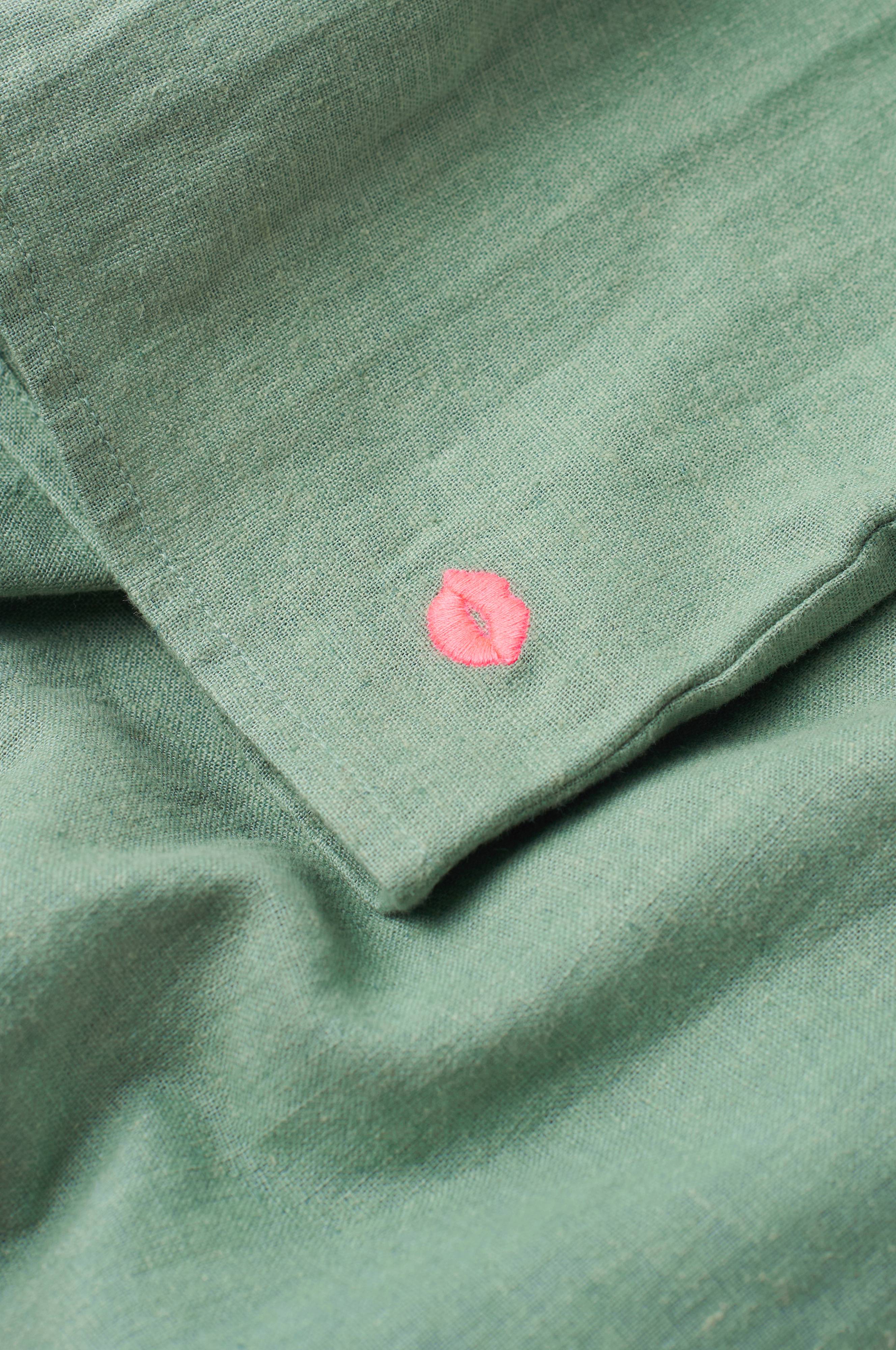 Pyjamasshorts Elly i resirkulert halvlinne