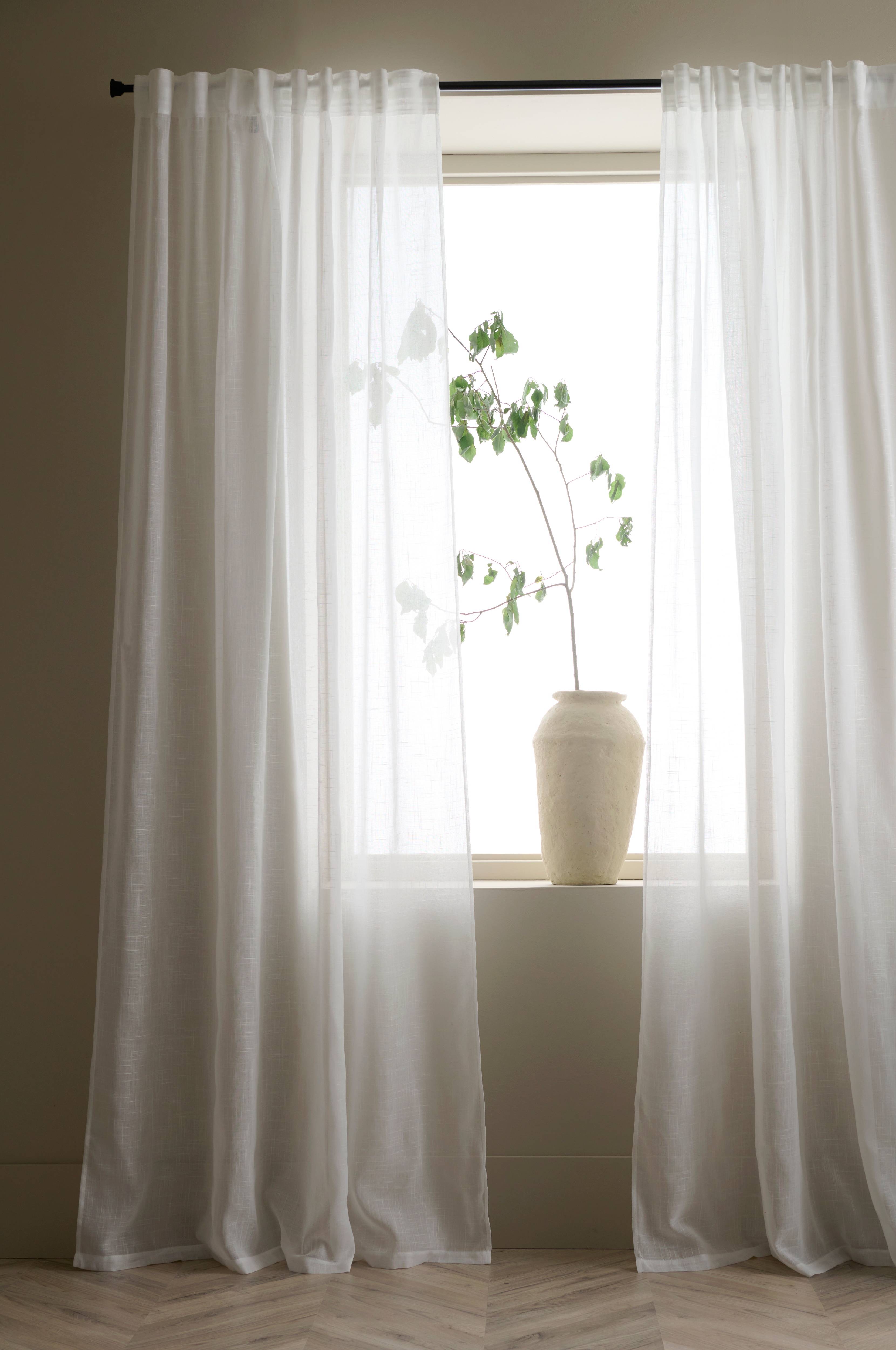 Gardin med multibånd Lara 2-pk