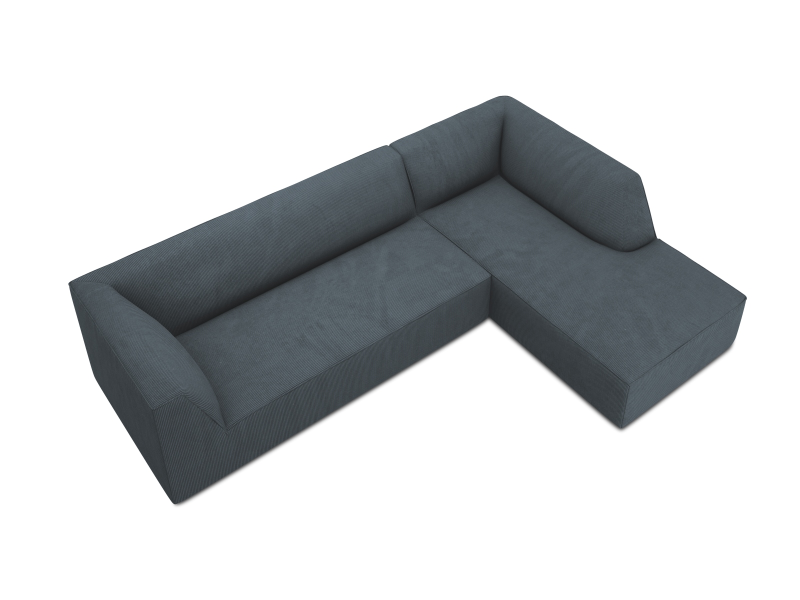 Modular Right Corner Sofa, "Ruby", 4 Seats, 273x180x69