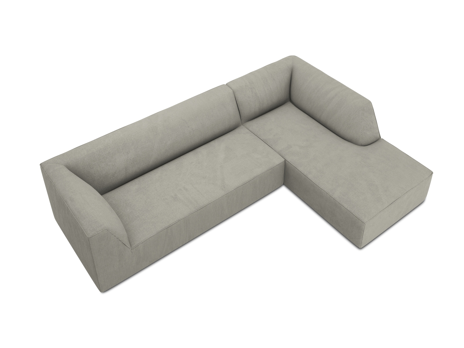 Modular Right Corner Sofa, "Ruby", 4 Seats, 273x180x69