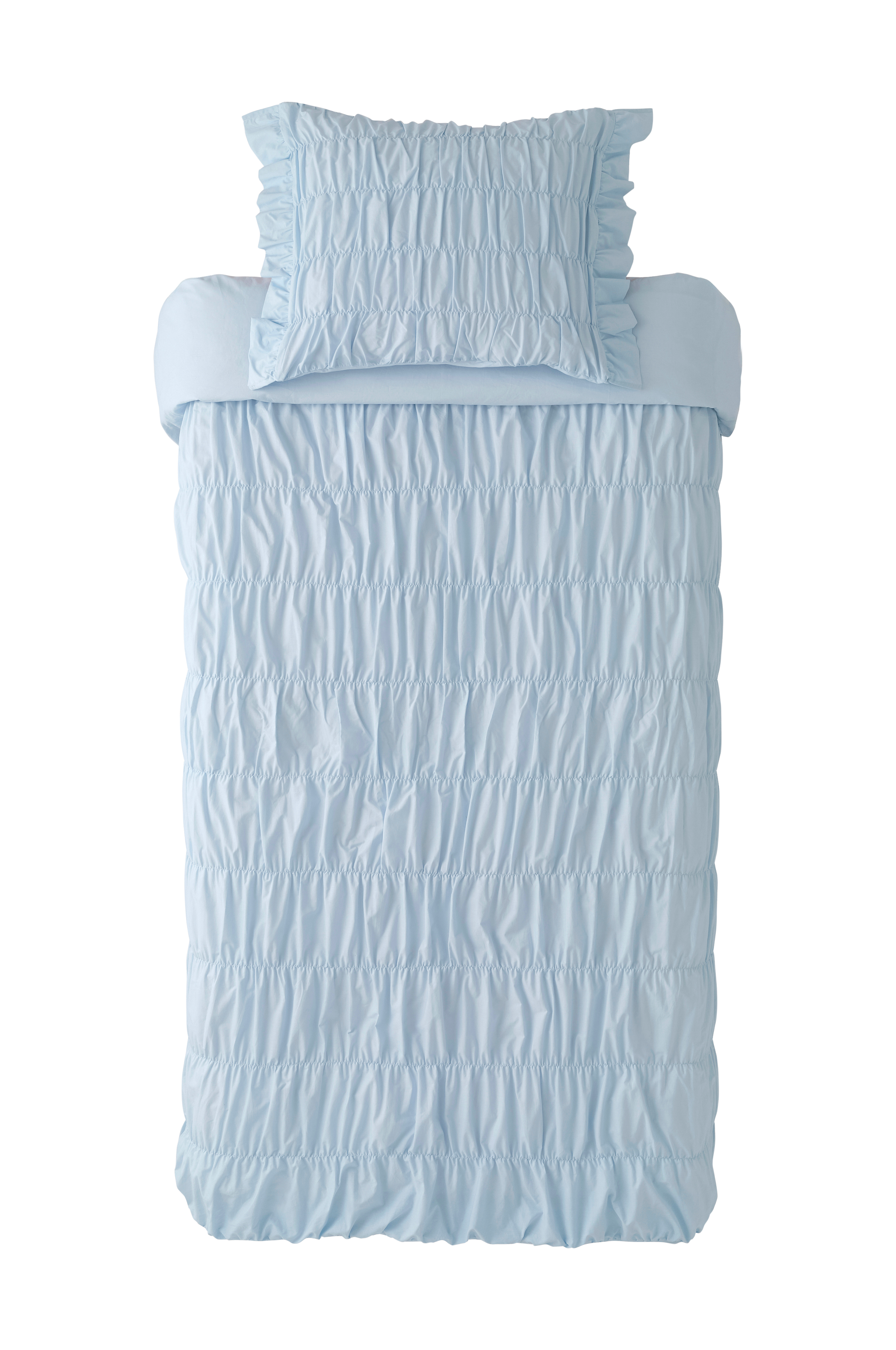 Sengesett Avery Elastic i bomullspercale 2 eller 3 stykker