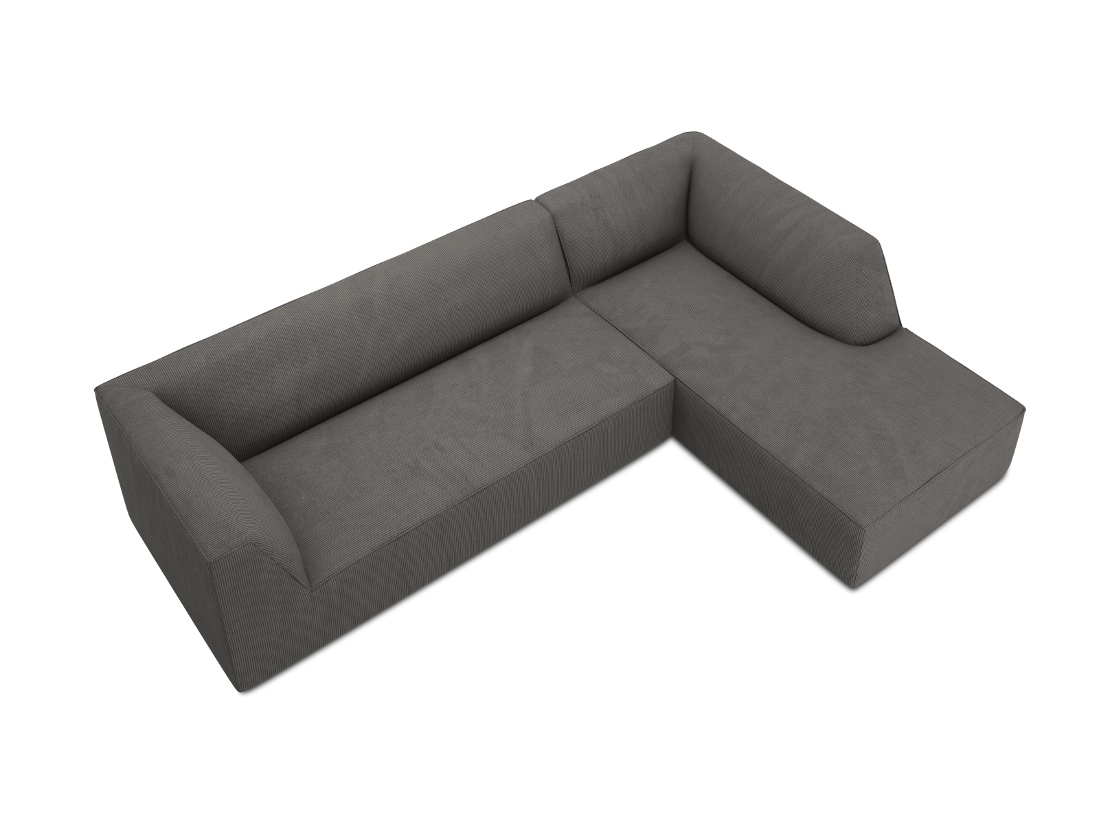 Modular Right Corner Sofa, "Ruby", 4 Seats, 273x180x69