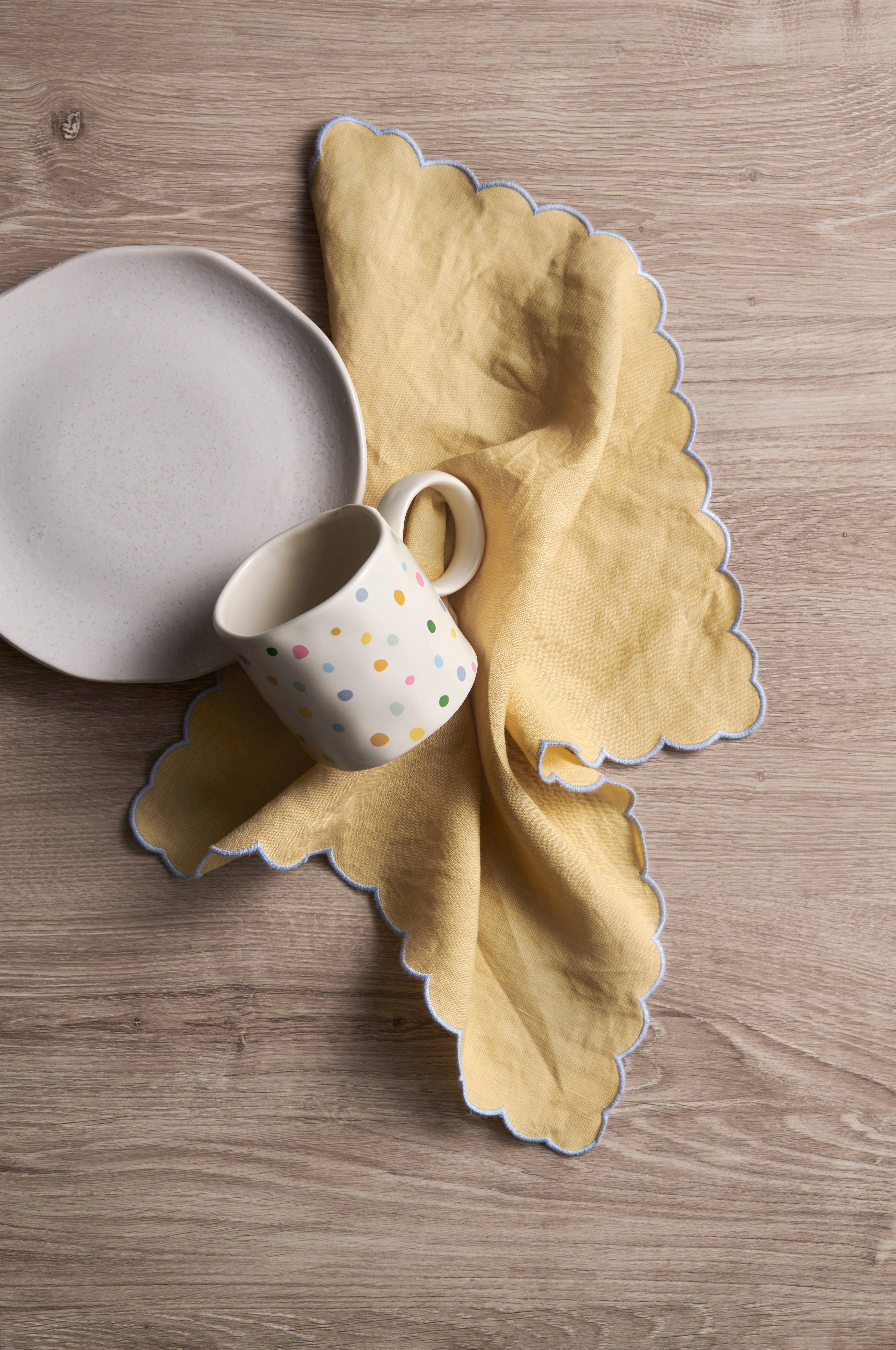Servietter Malva Scallop 40x40 cm 2-pk
