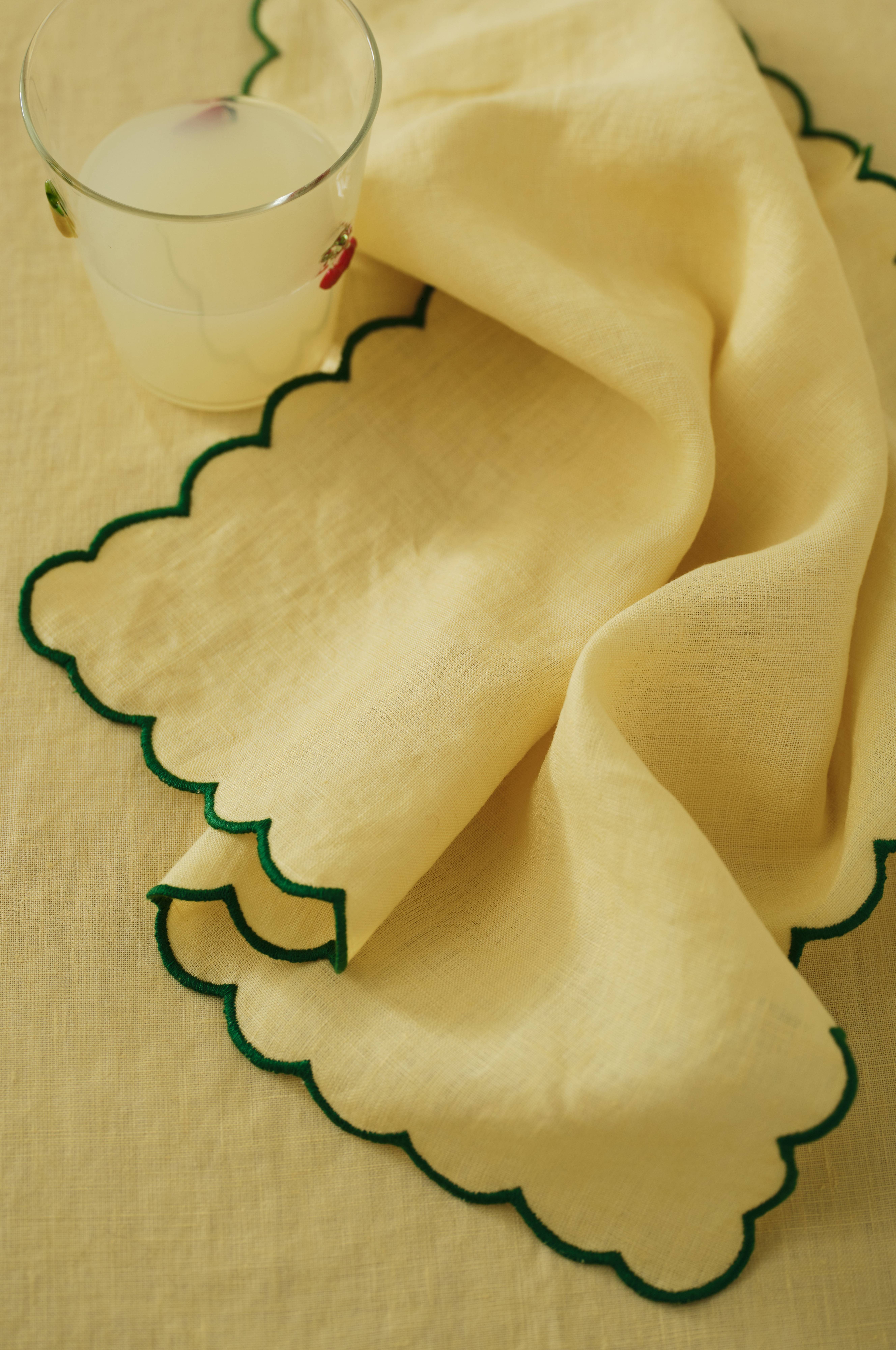 Servietter Malva Scallop 40x40 cm 2-pk