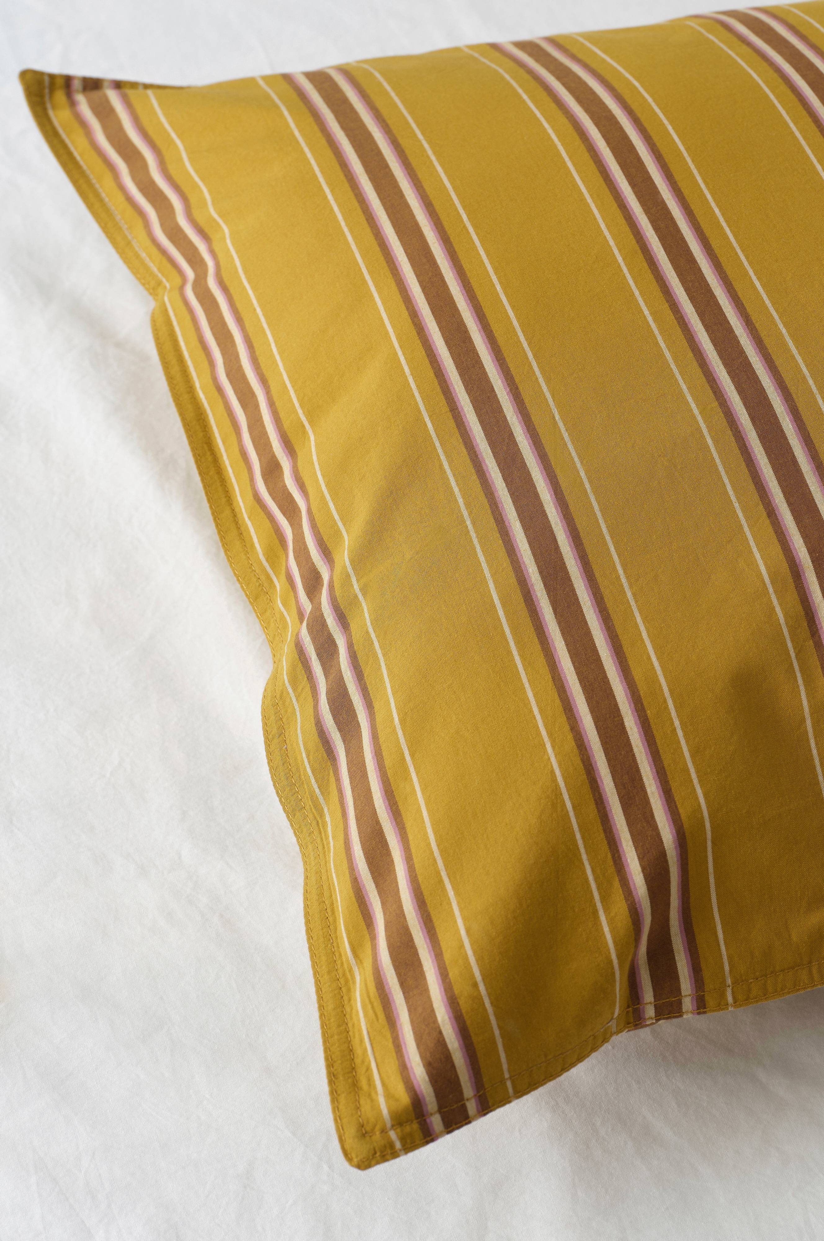 Putetrekk Avery Stripe i bomullspercale