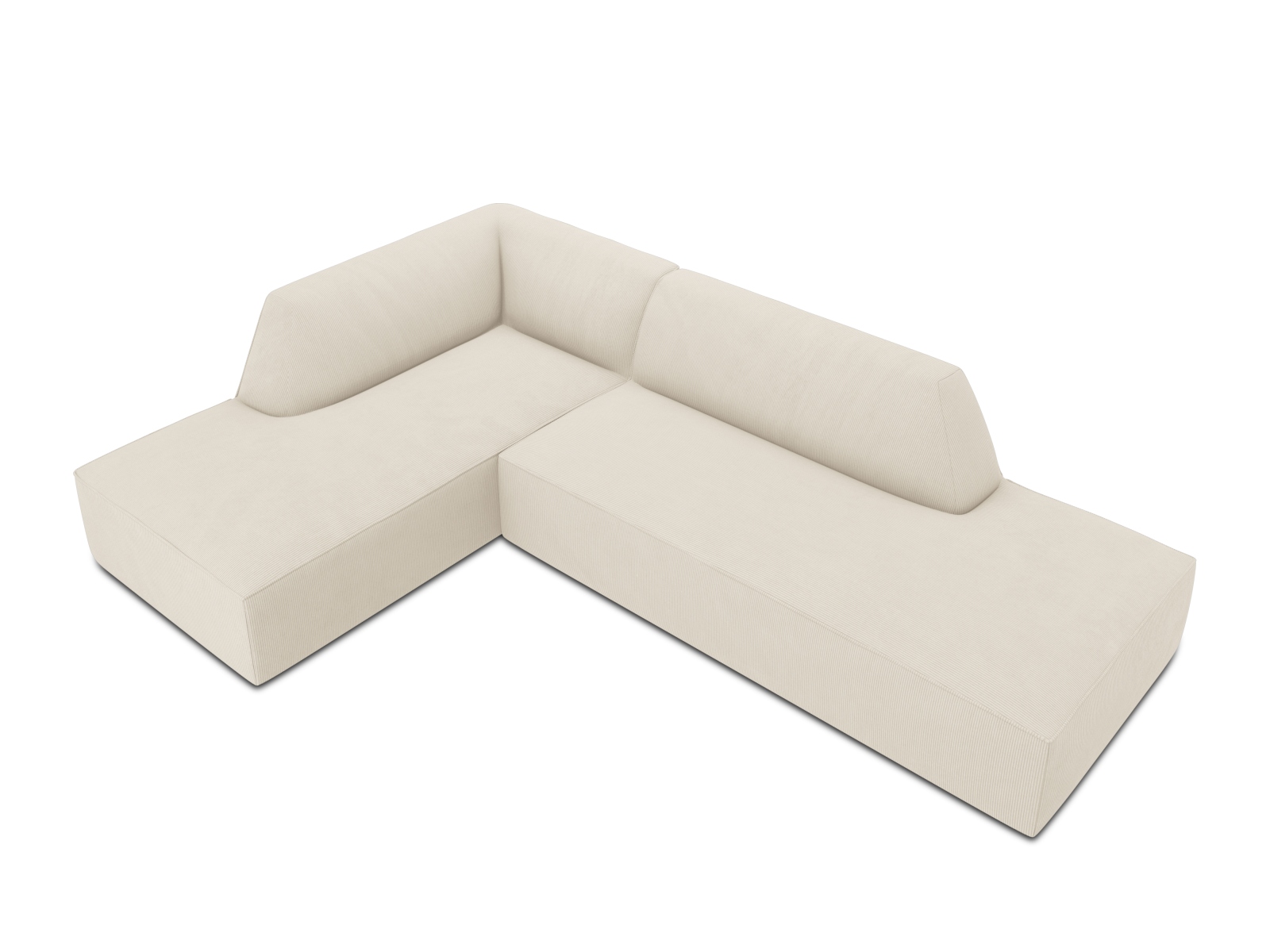 Modular Left Corner Sofa, "Ruby", 4 Seats, 273x180x69