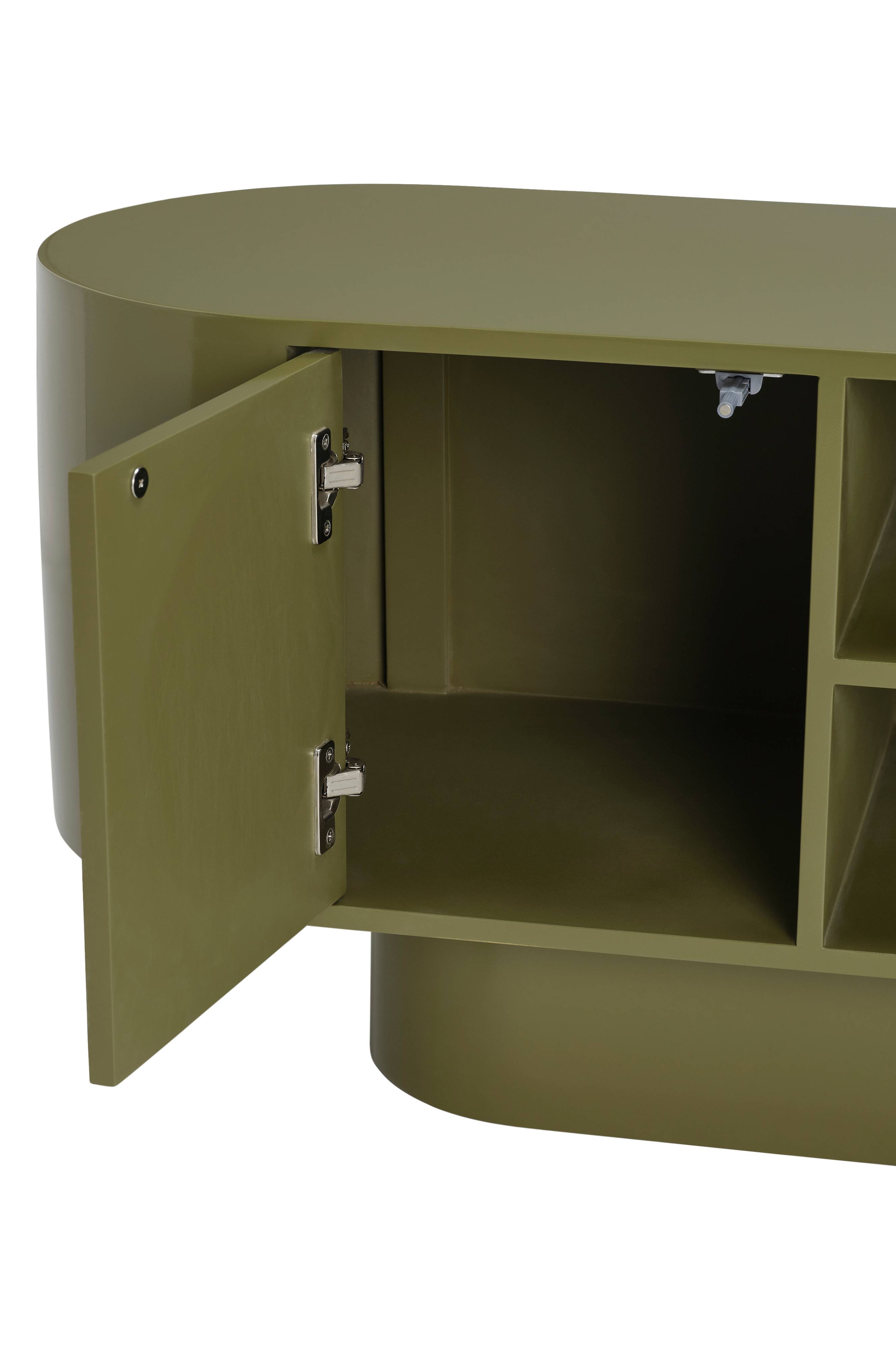 TV-benk High Gloss Low