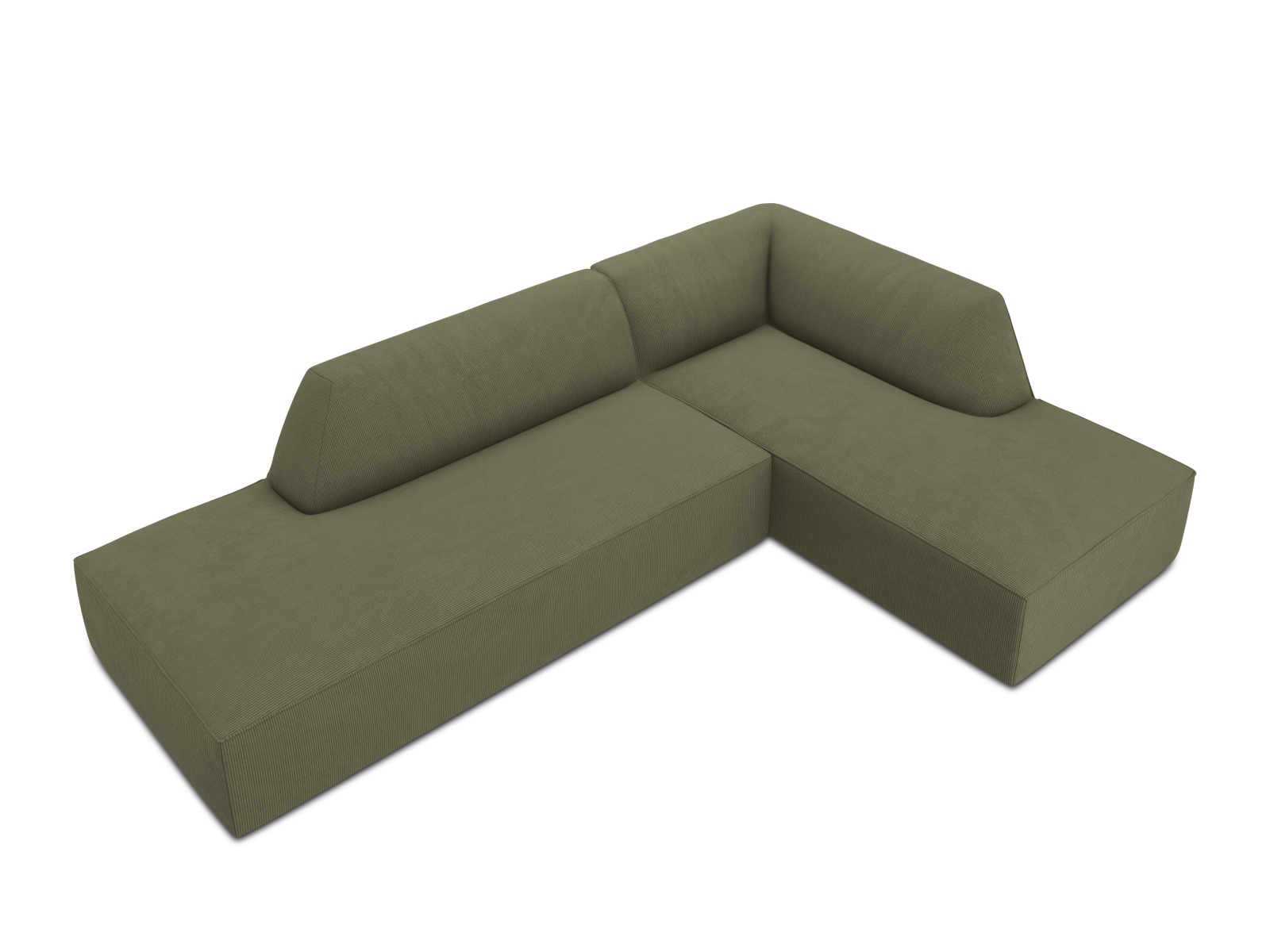 Modular Right Corner Sofa, "Ruby", 4 Seats, 273x180x69