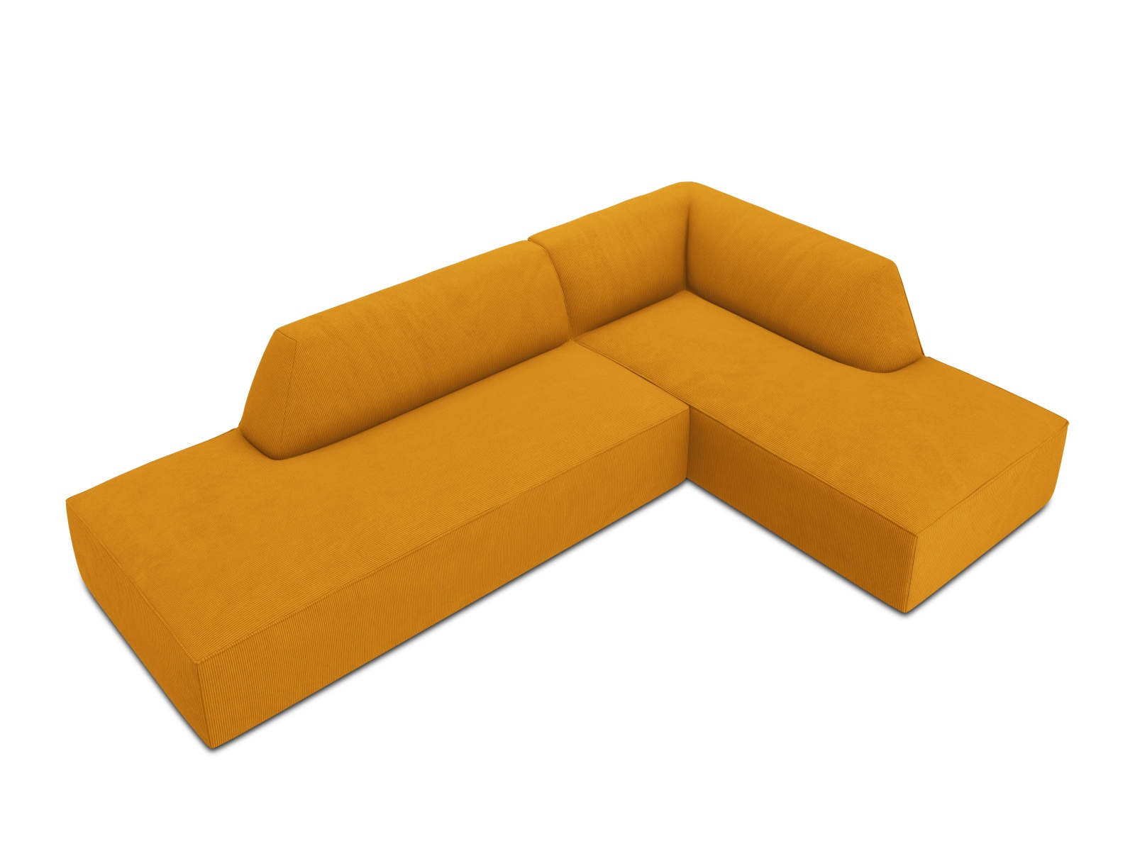 Modular Right Corner Sofa, "Ruby", 4 Seats, 273x180x69