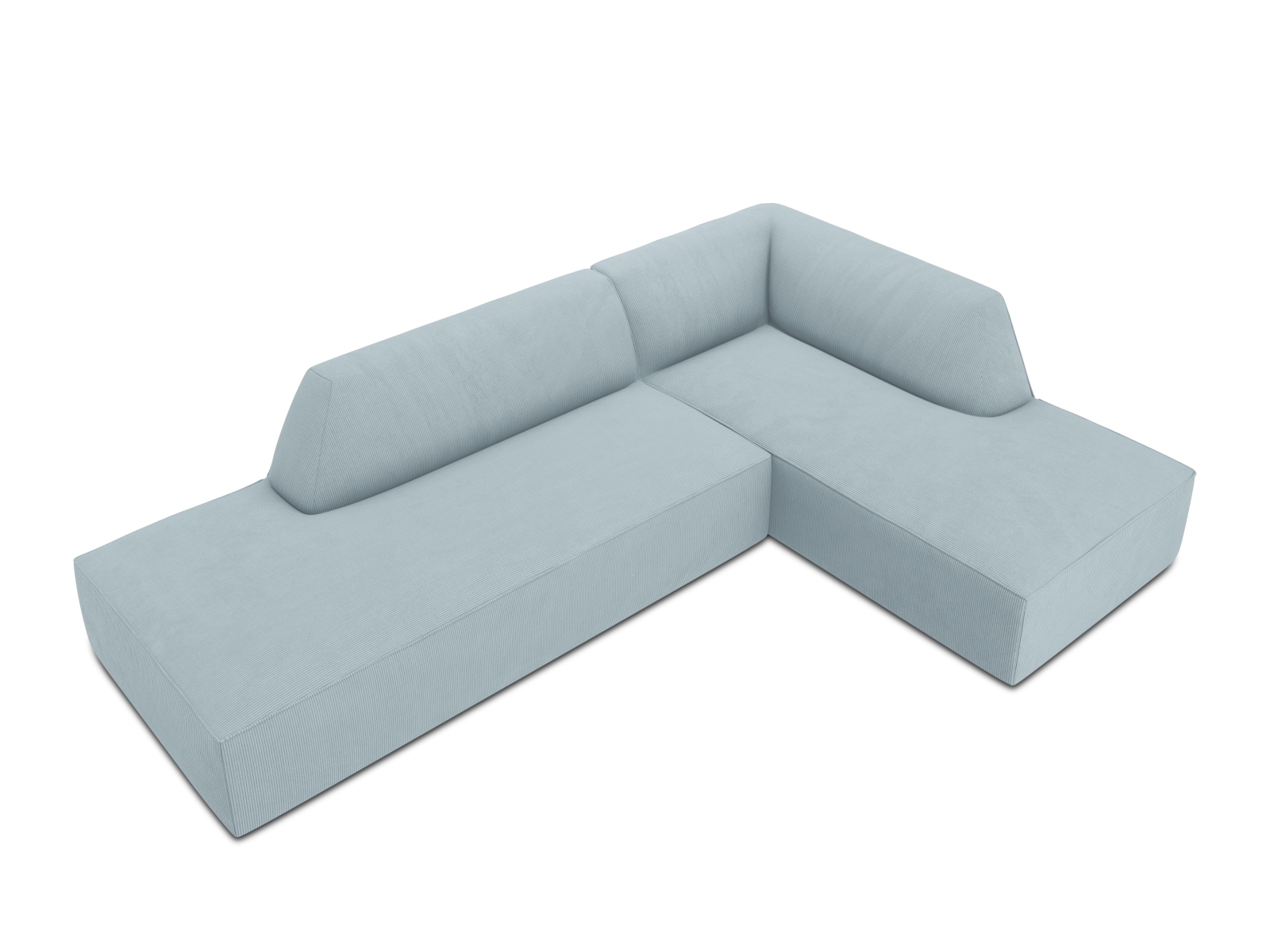 Modular Right Corner Sofa, "Ruby", 4 Seats, 273x180x69