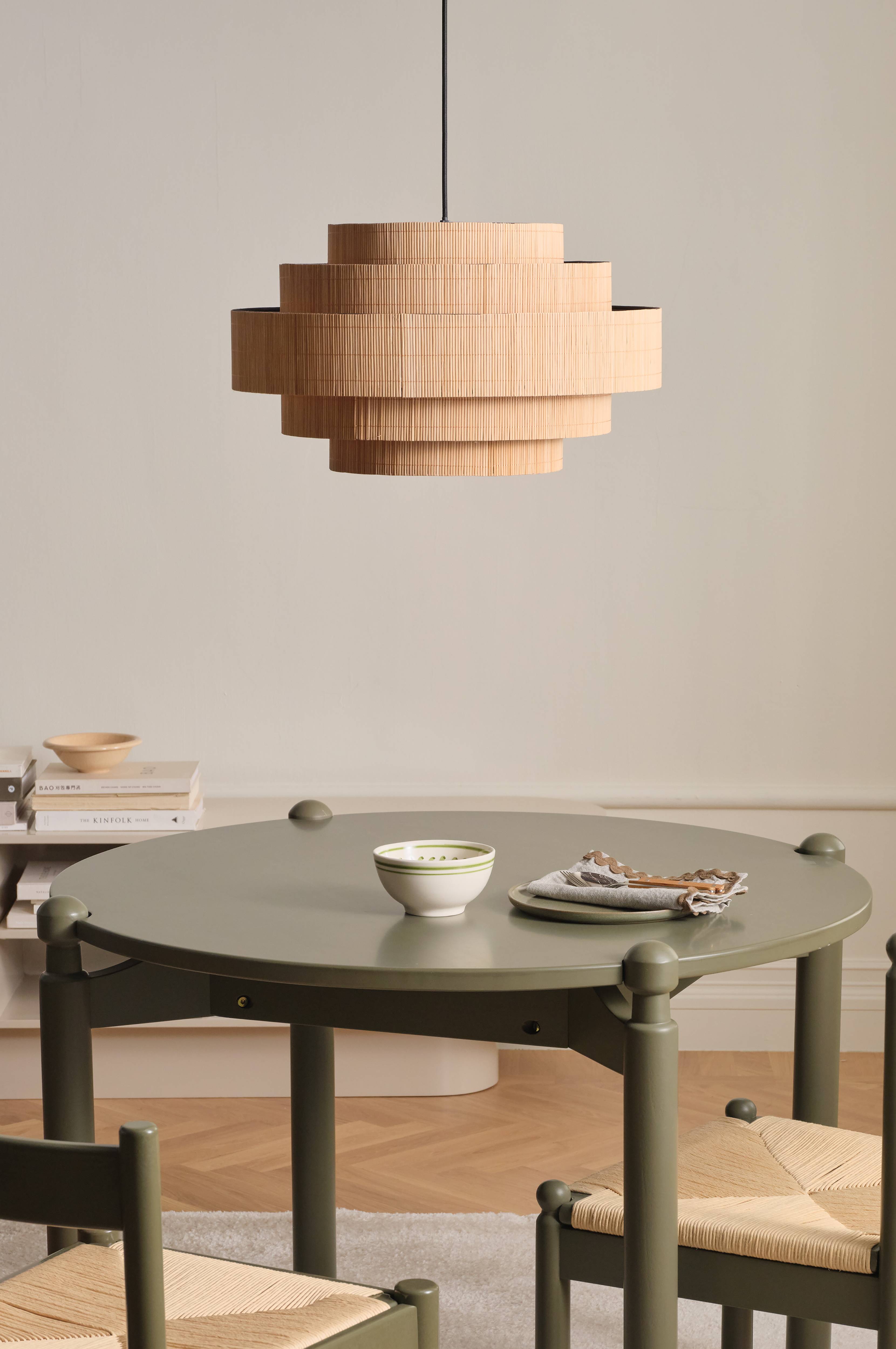 Taklampe Miguel Bamboo