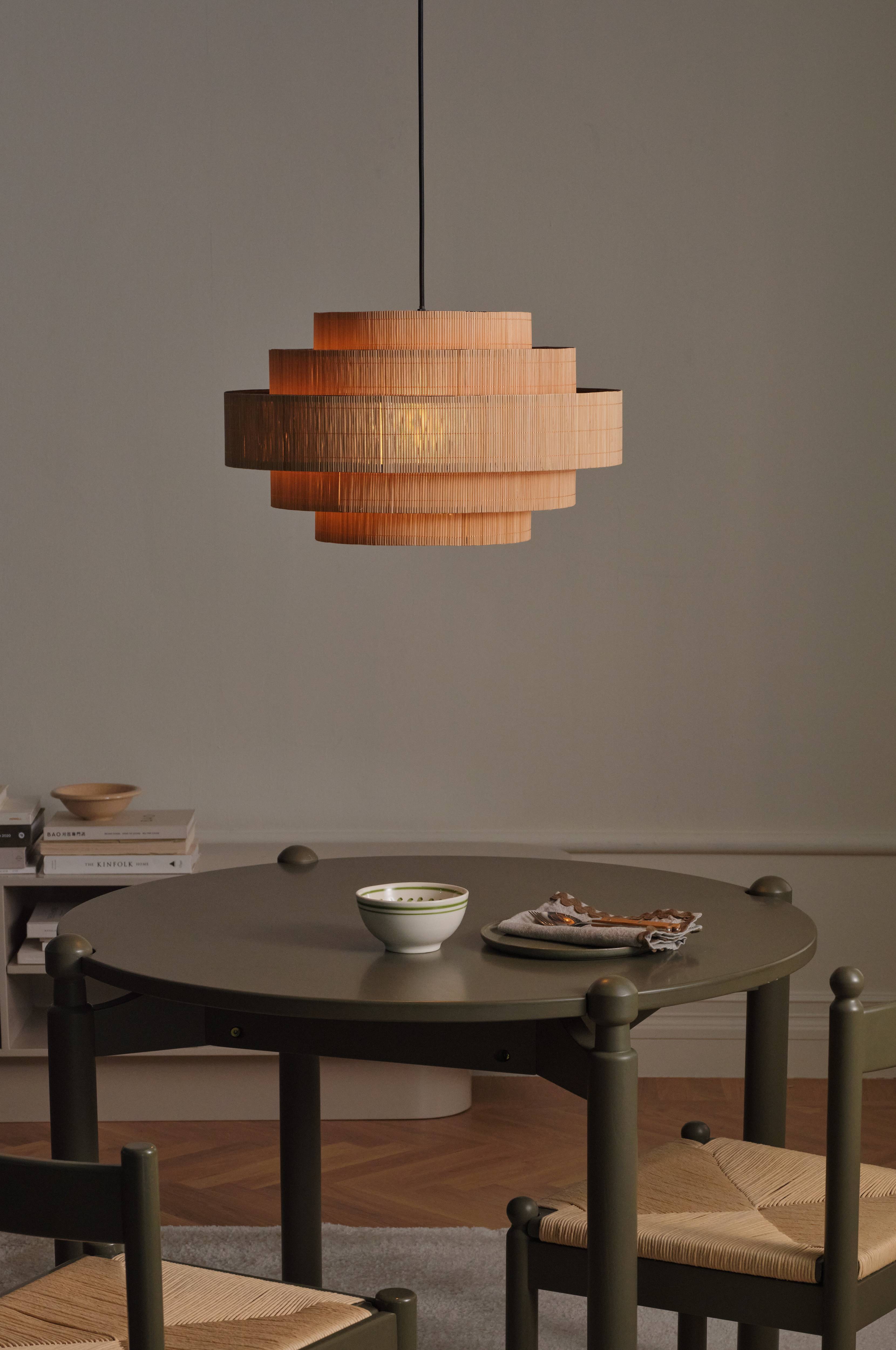 Taklampe Miguel Bamboo