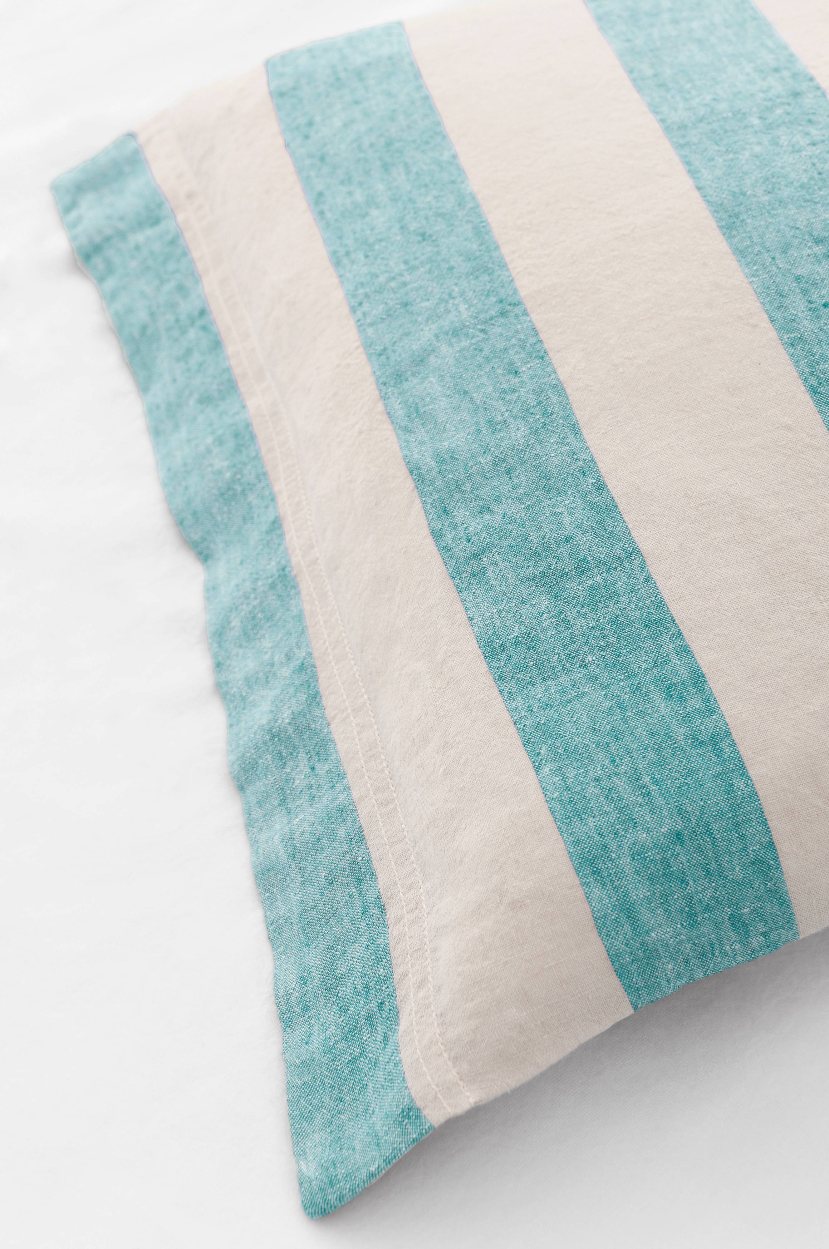 Putevar Candice Block Stripe i vasket lin