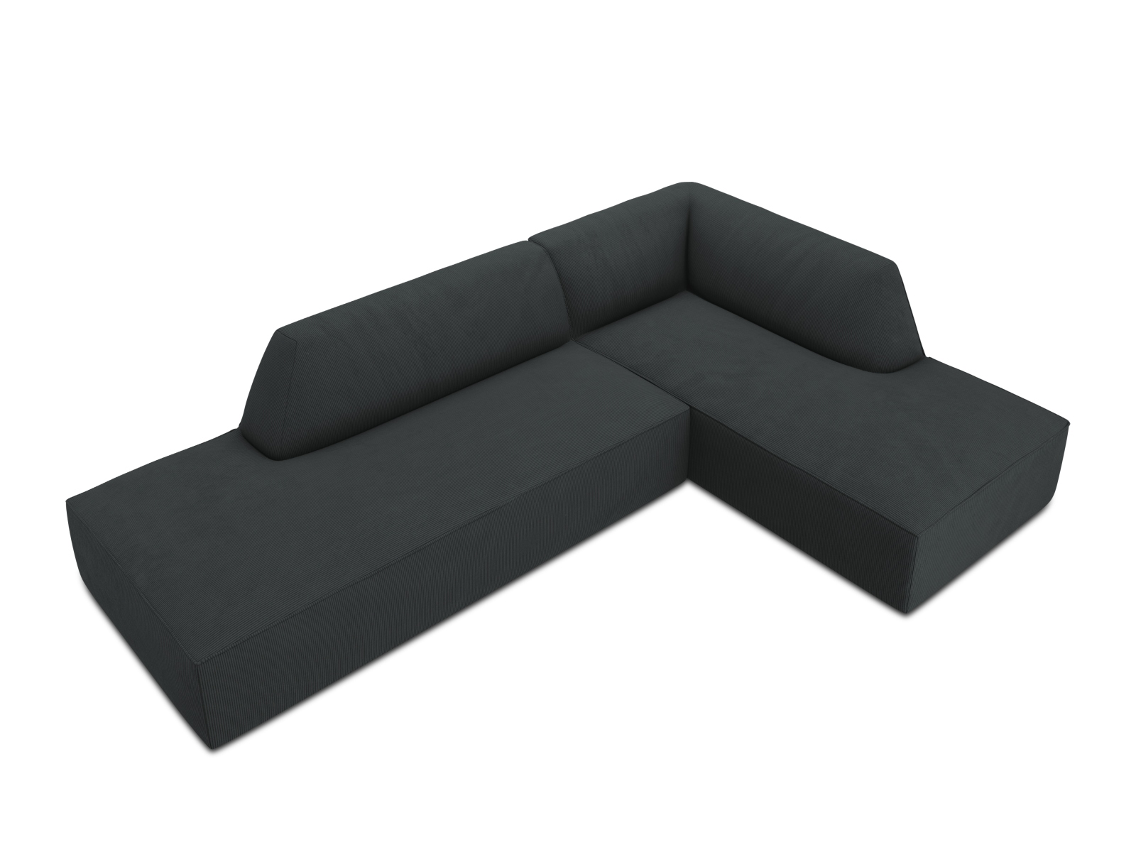 Modular Right Corner Sofa, "Ruby", 4 Seats, 273x180x69