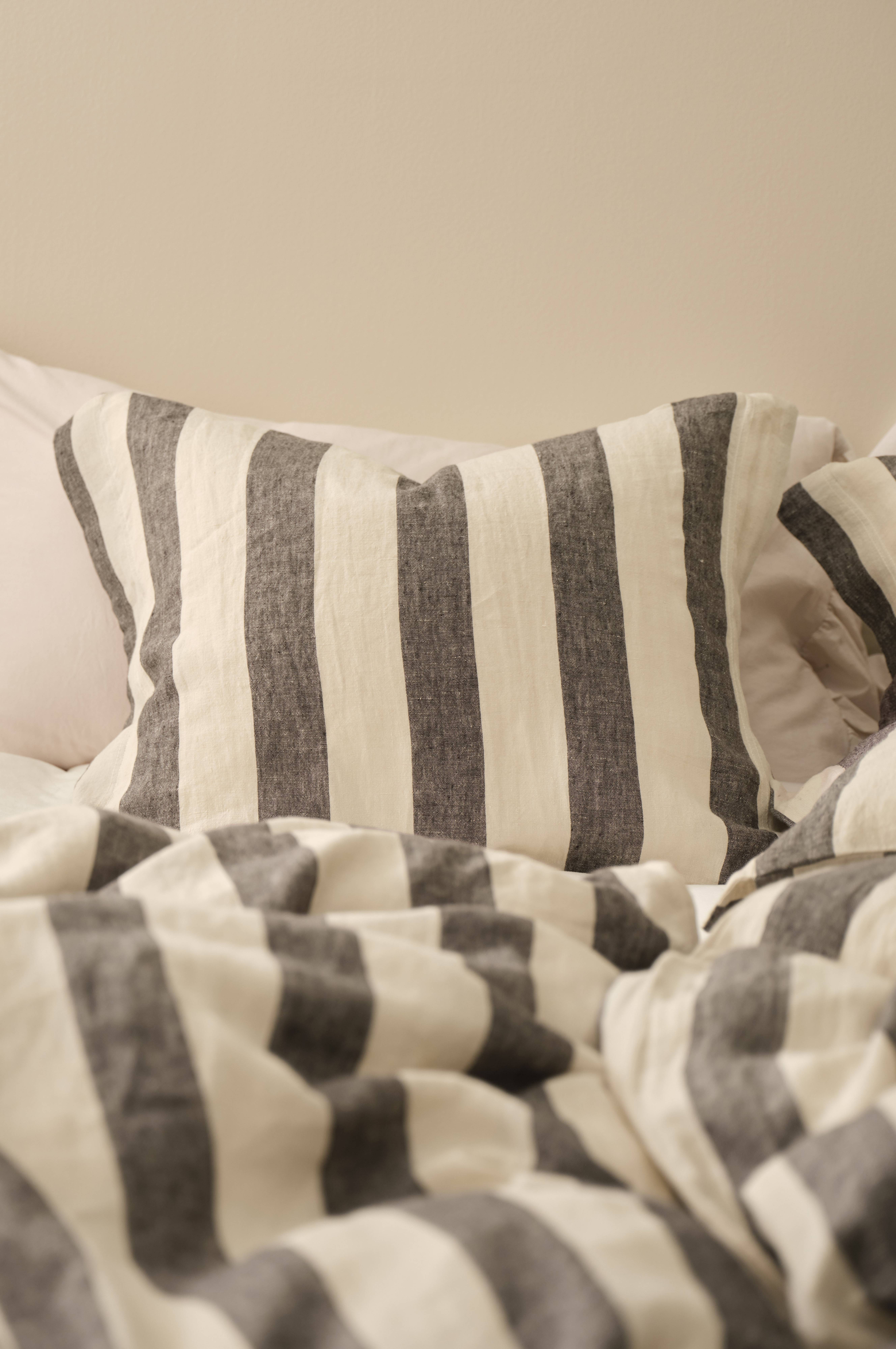 Putevar Candice Block Stripe i vasket lin