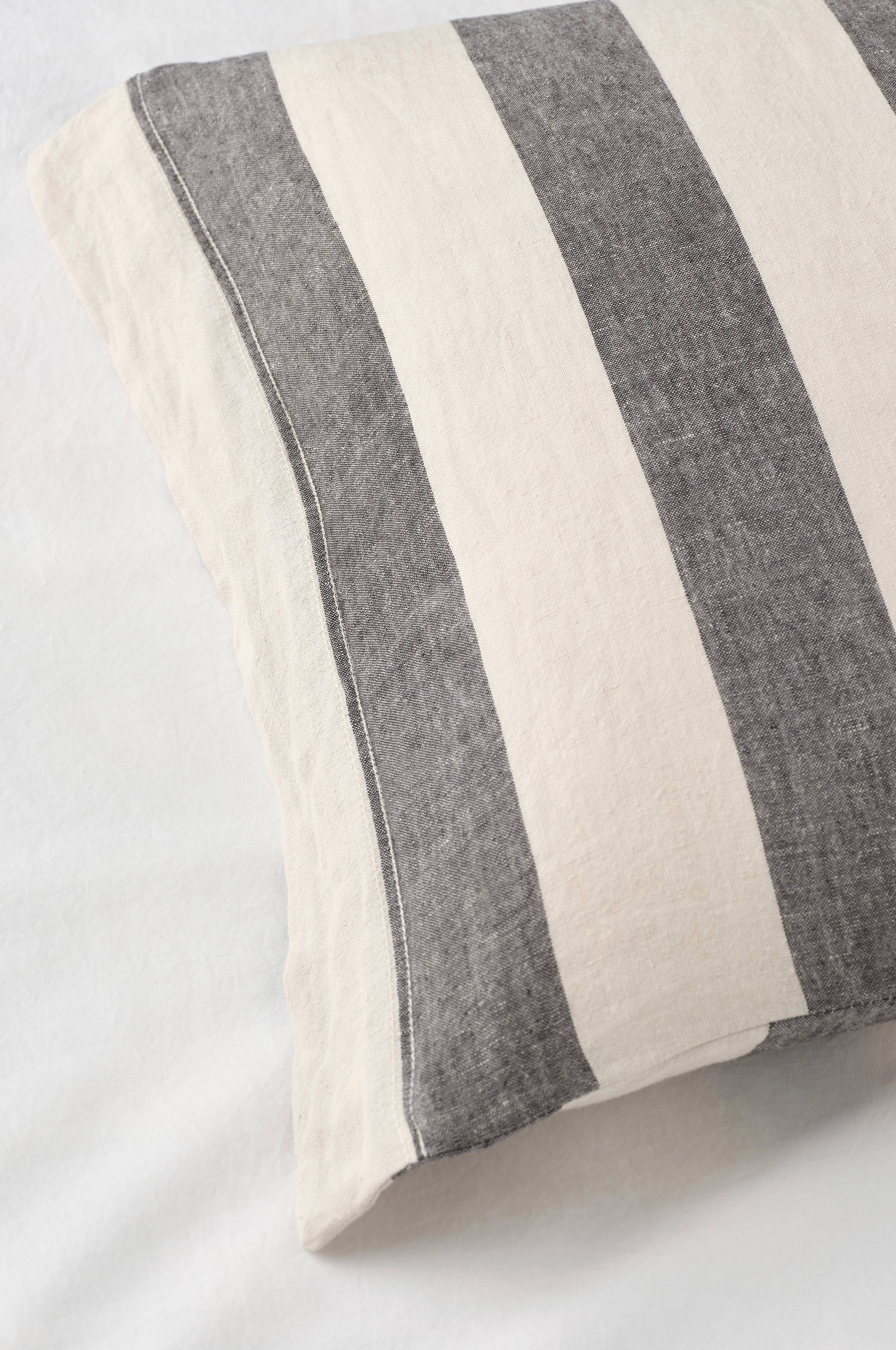 Putevar Candice Block Stripe i vasket lin