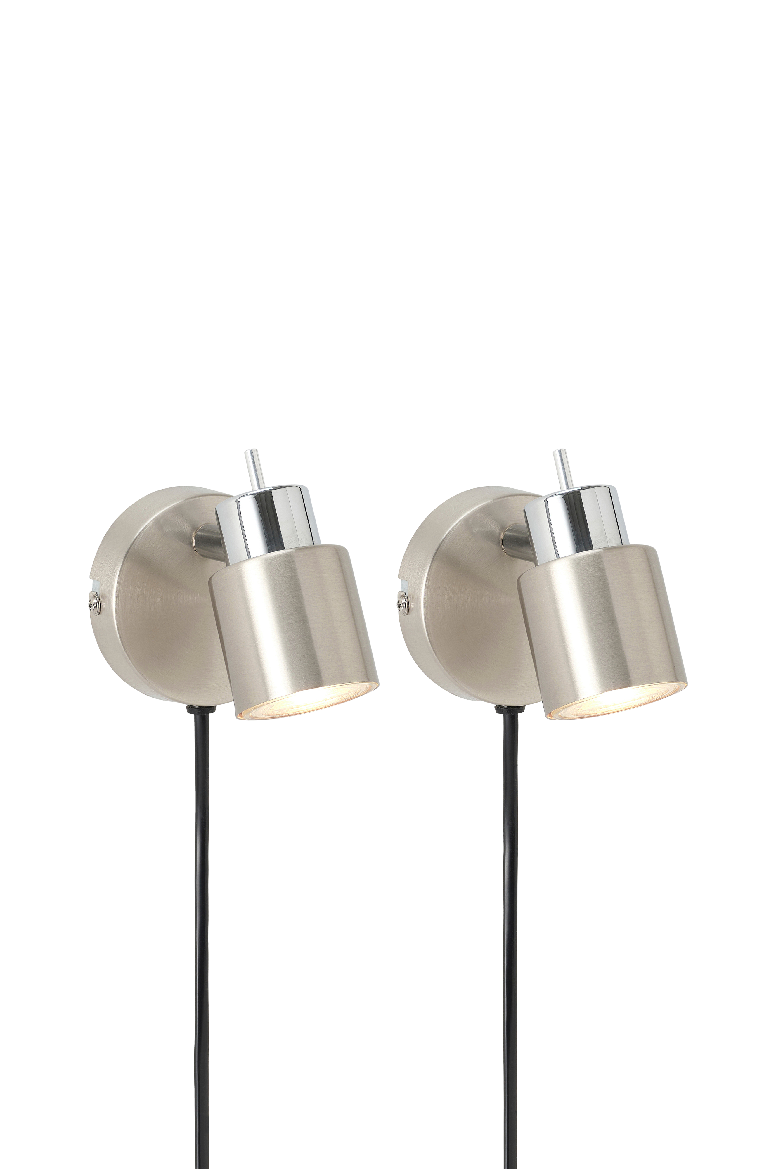 Vegglampe Nicky 2-pakning