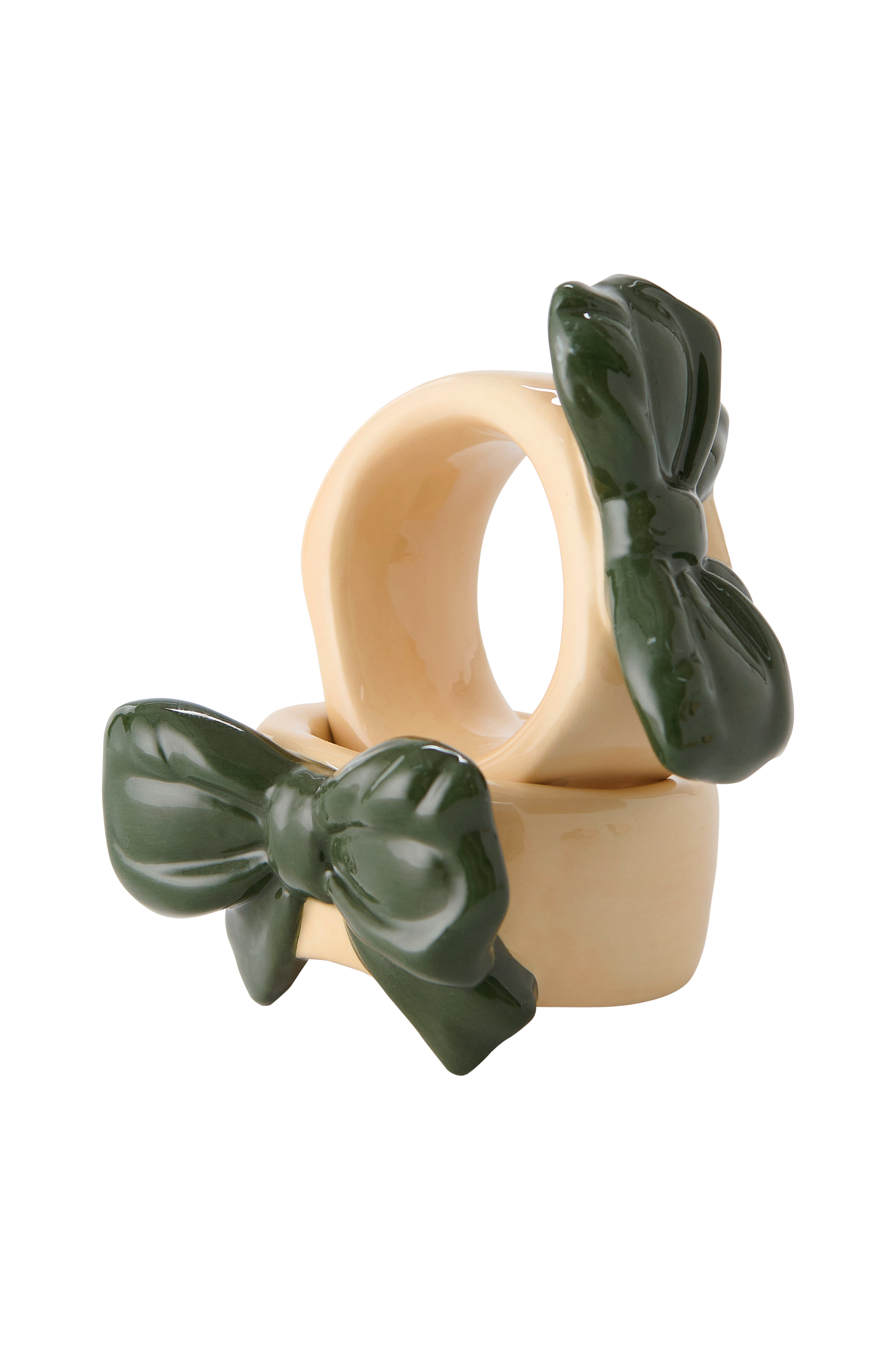 Serviettringer Bow 4-pakning