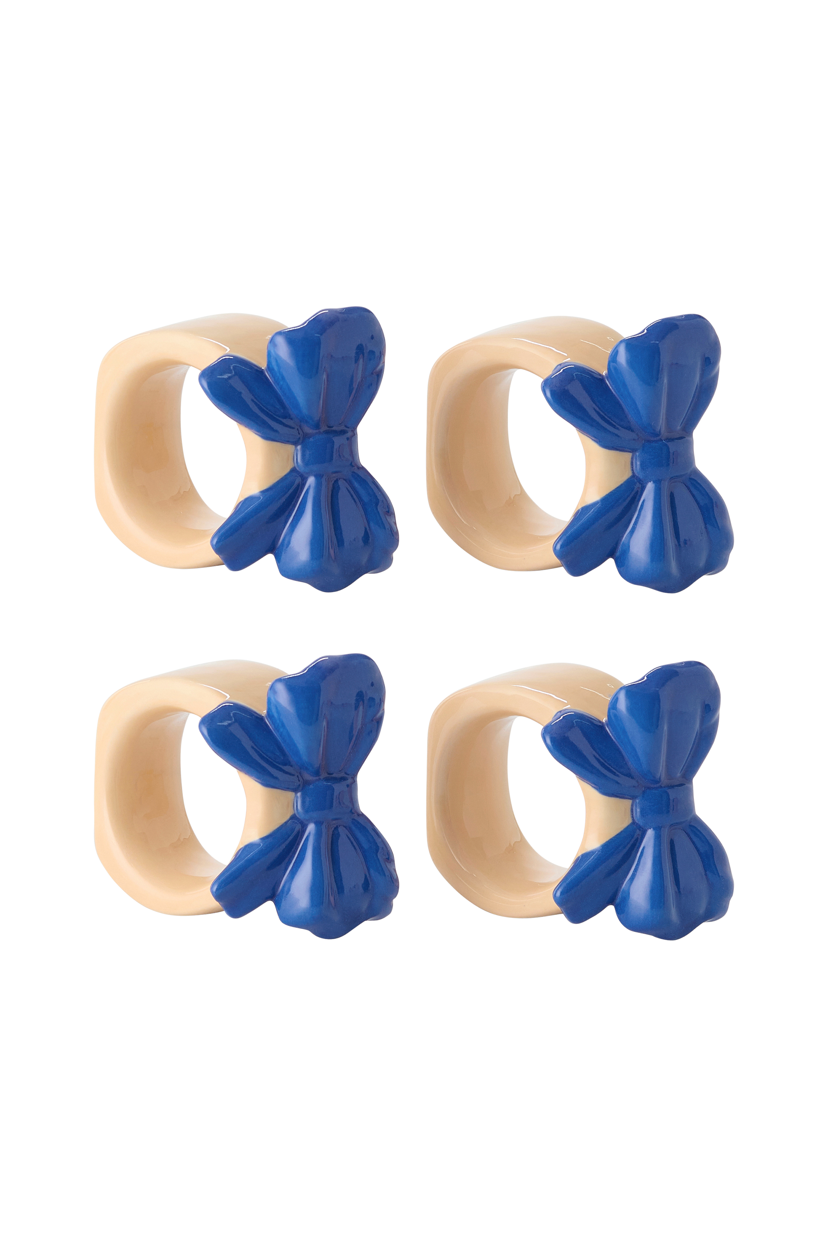 Serviettringer Bow 4-pakning