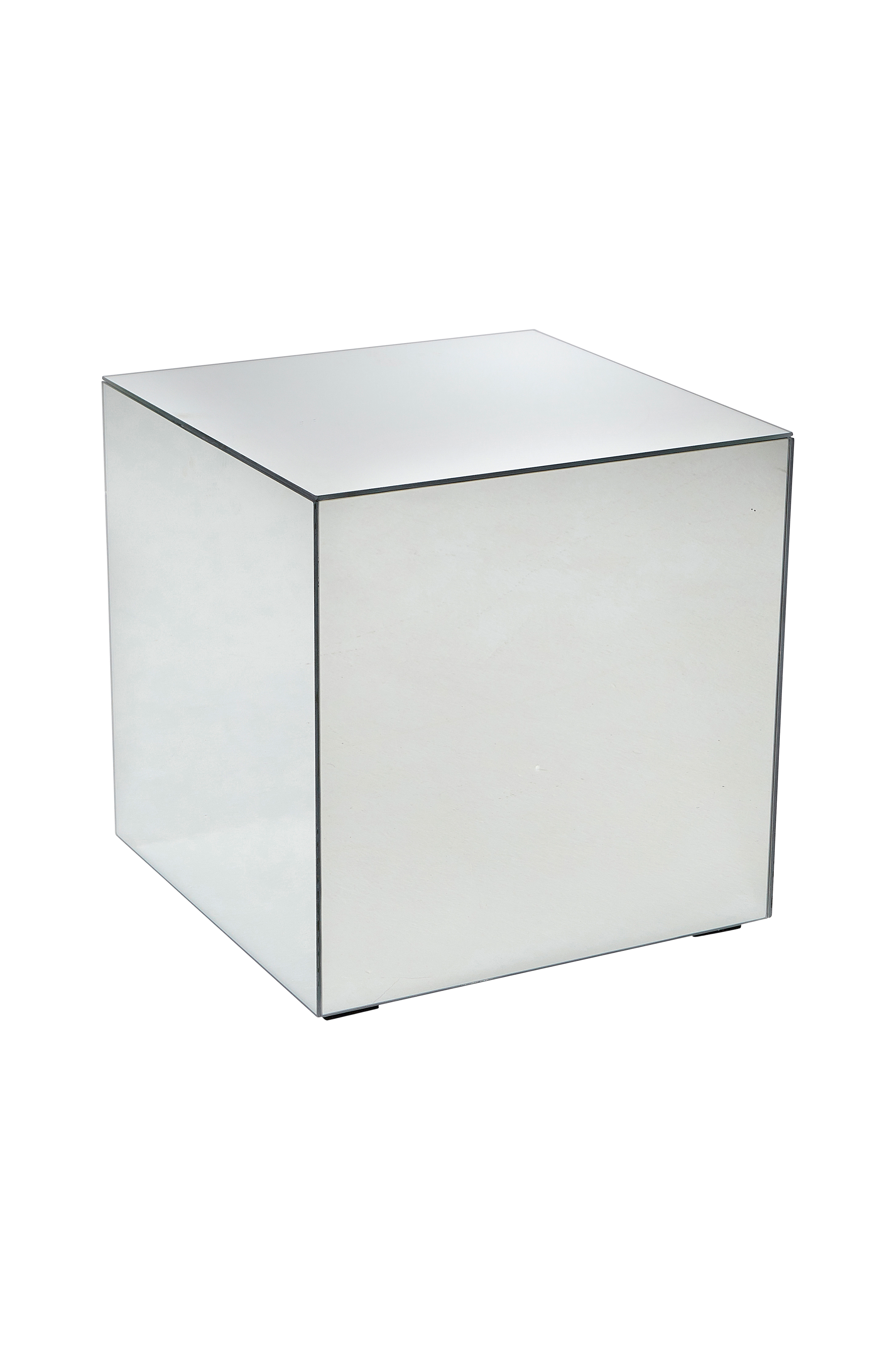 Sidebord Kub med speilglass