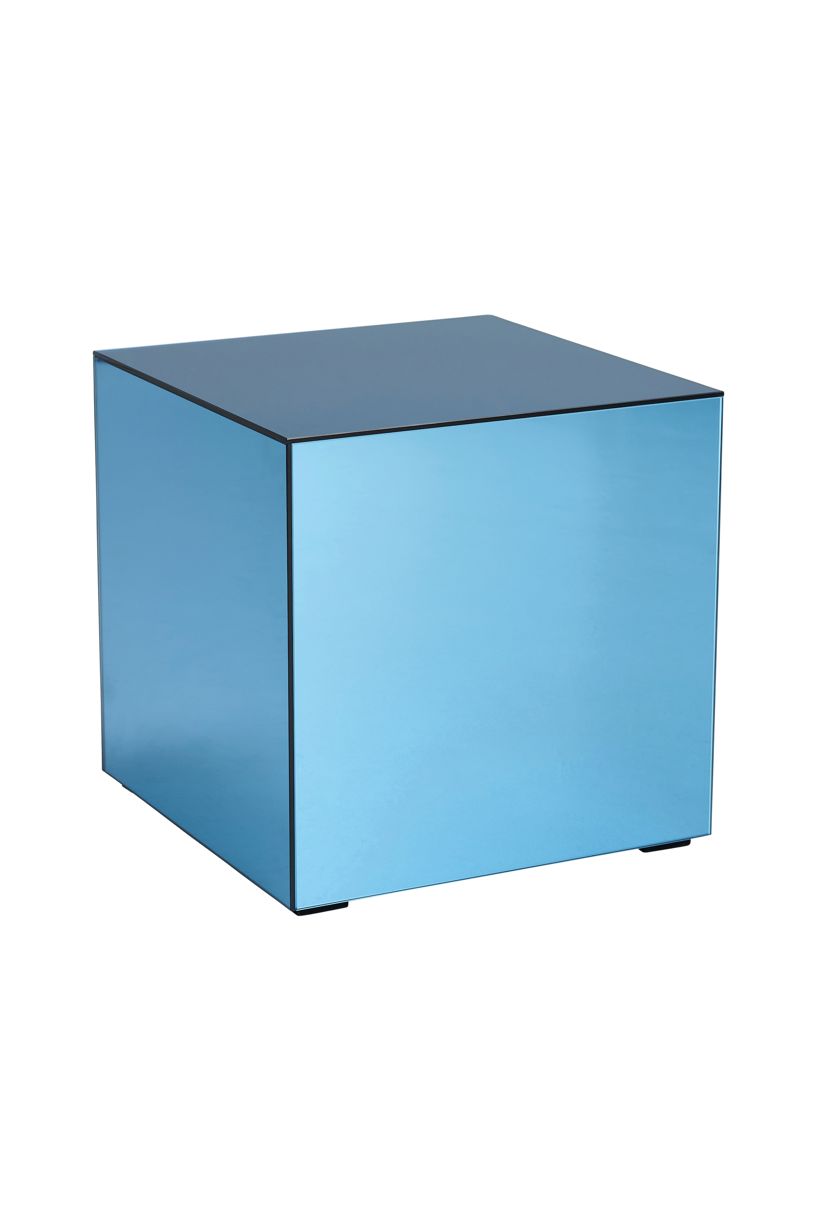 Sidebord Kub med speilglass