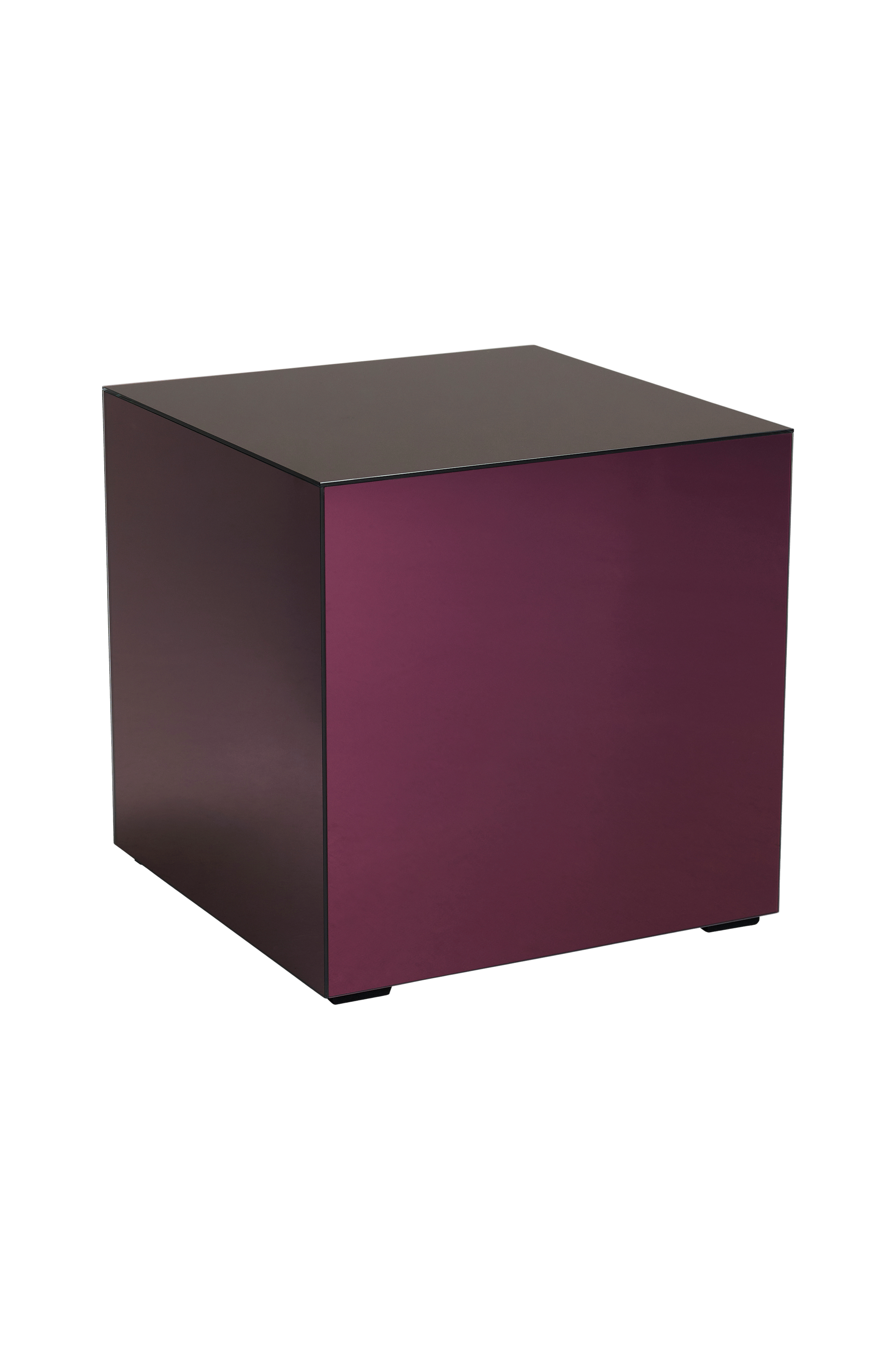 Sidebord Kub med speilglass