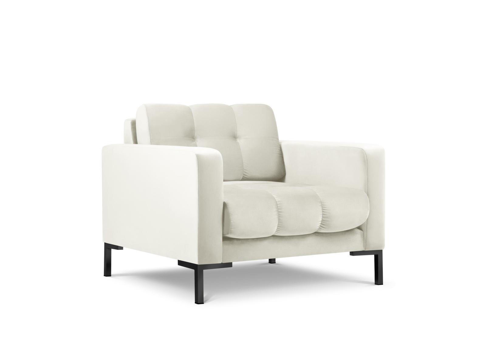 Velvet Armchair, "Mamaia", 1 Seat, 87x96x75