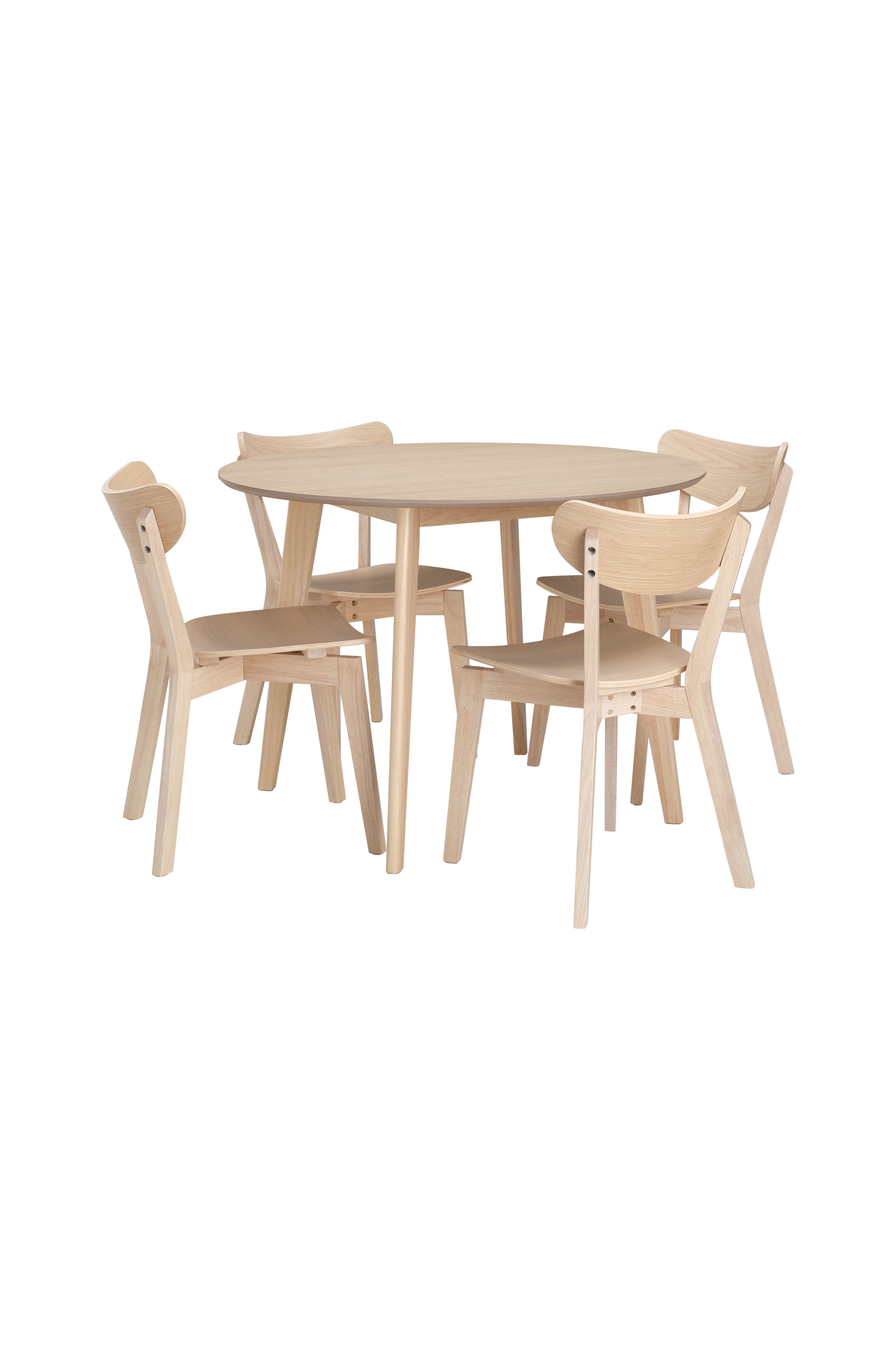Spisegruppe Ridney med 1 bord + 4 stoler
