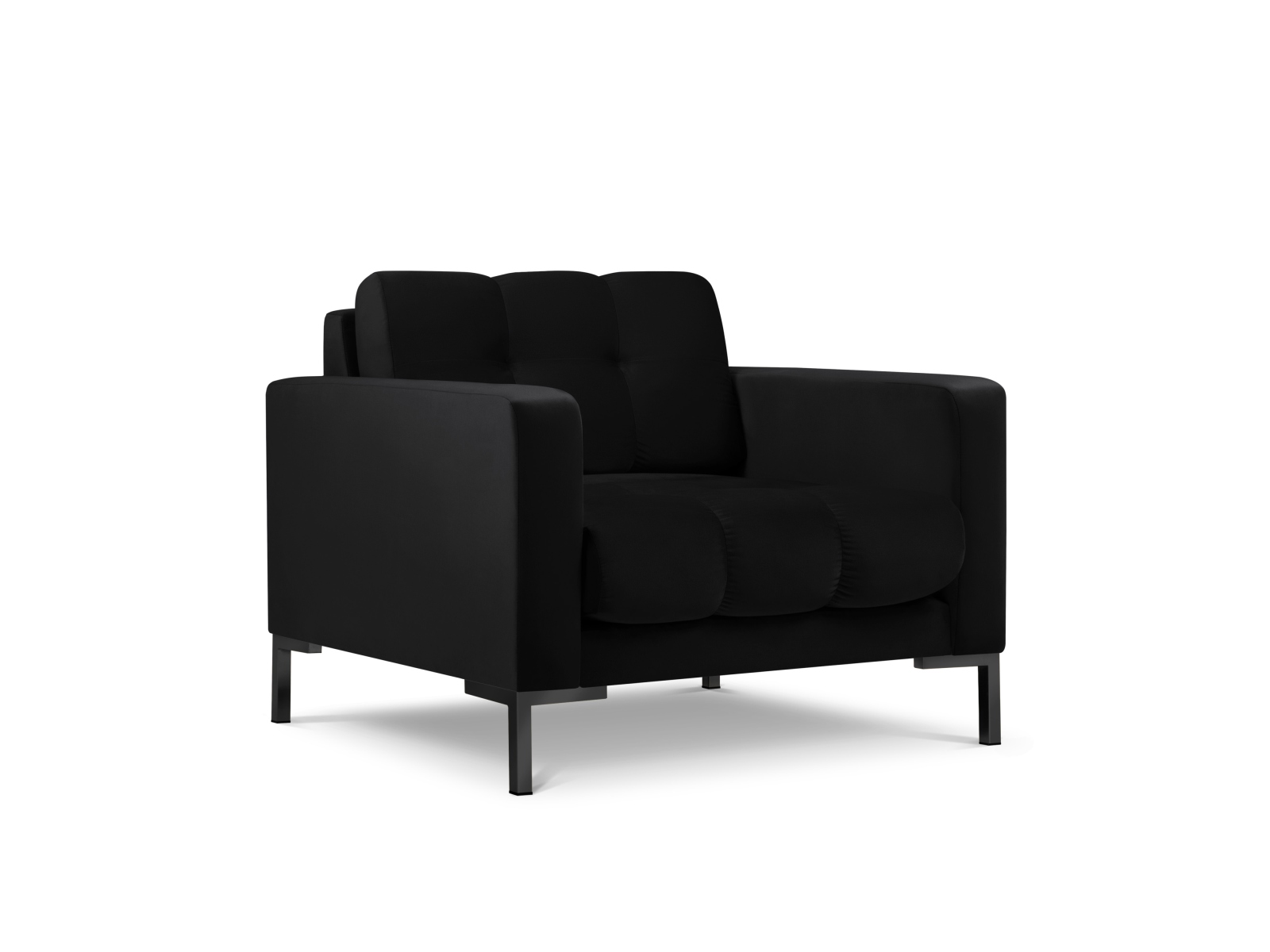 Velvet Armchair, "Mamaia", 1 Seat, 87x96x75