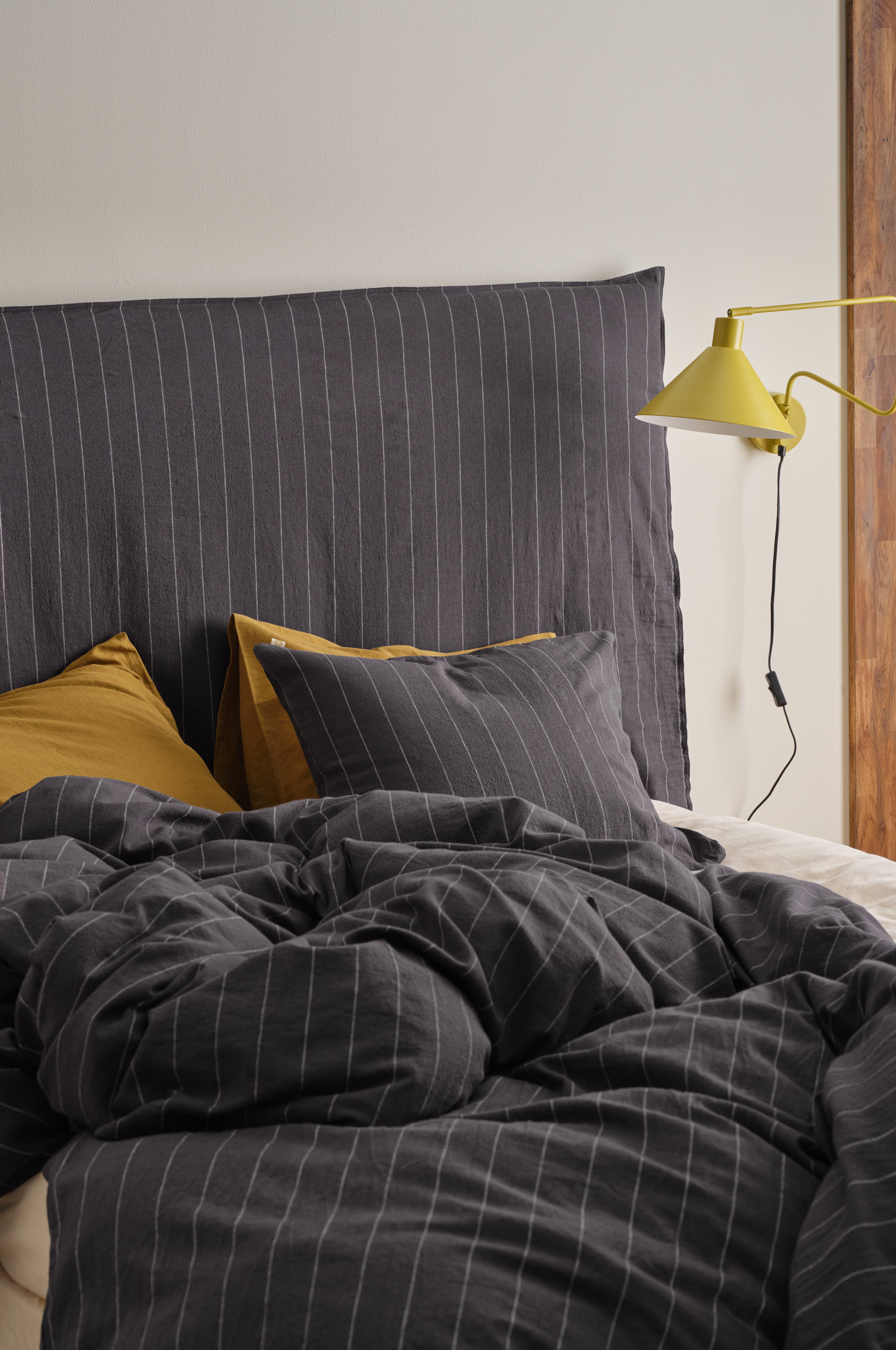 Hodegjerdetrekk Elly Thin Stripe i resirkulert halvlinne