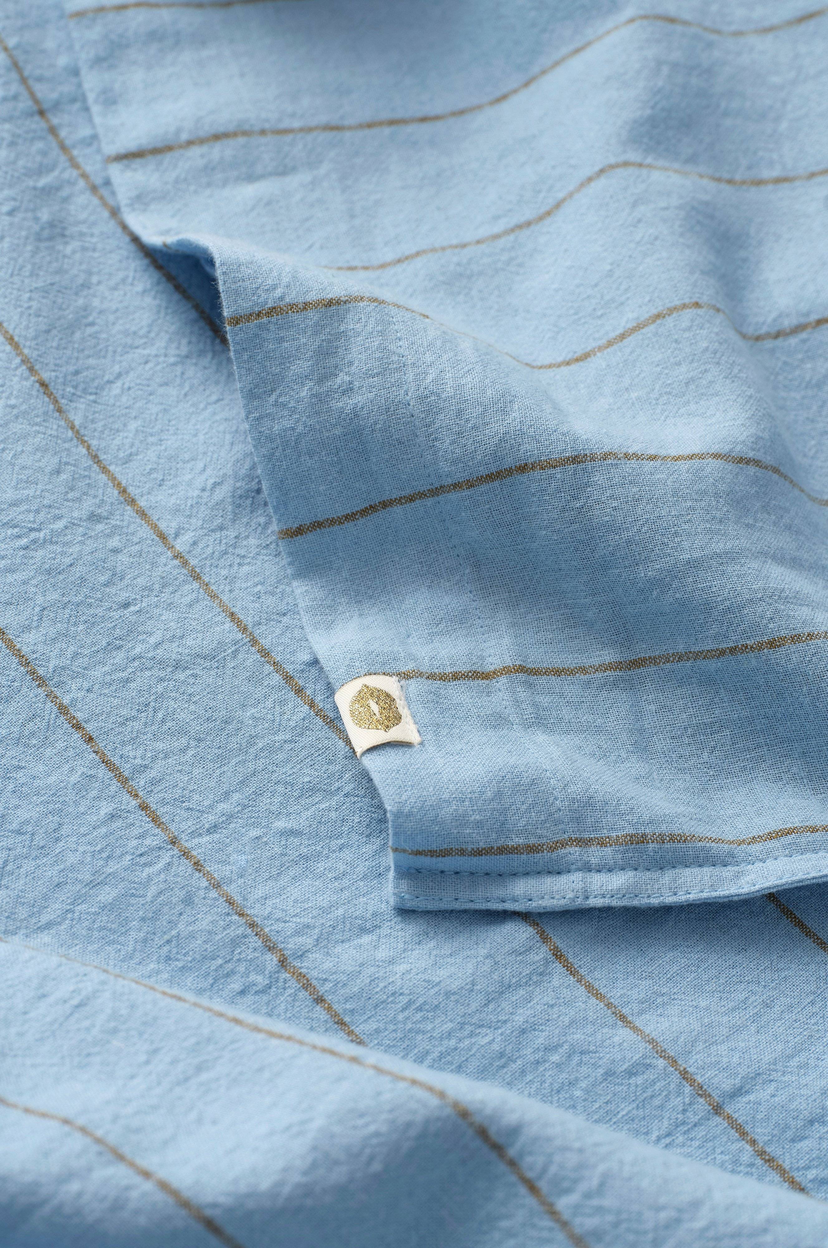 Hodegjerdetrekk Elly Thin Stripe i resirkulert halvlinne