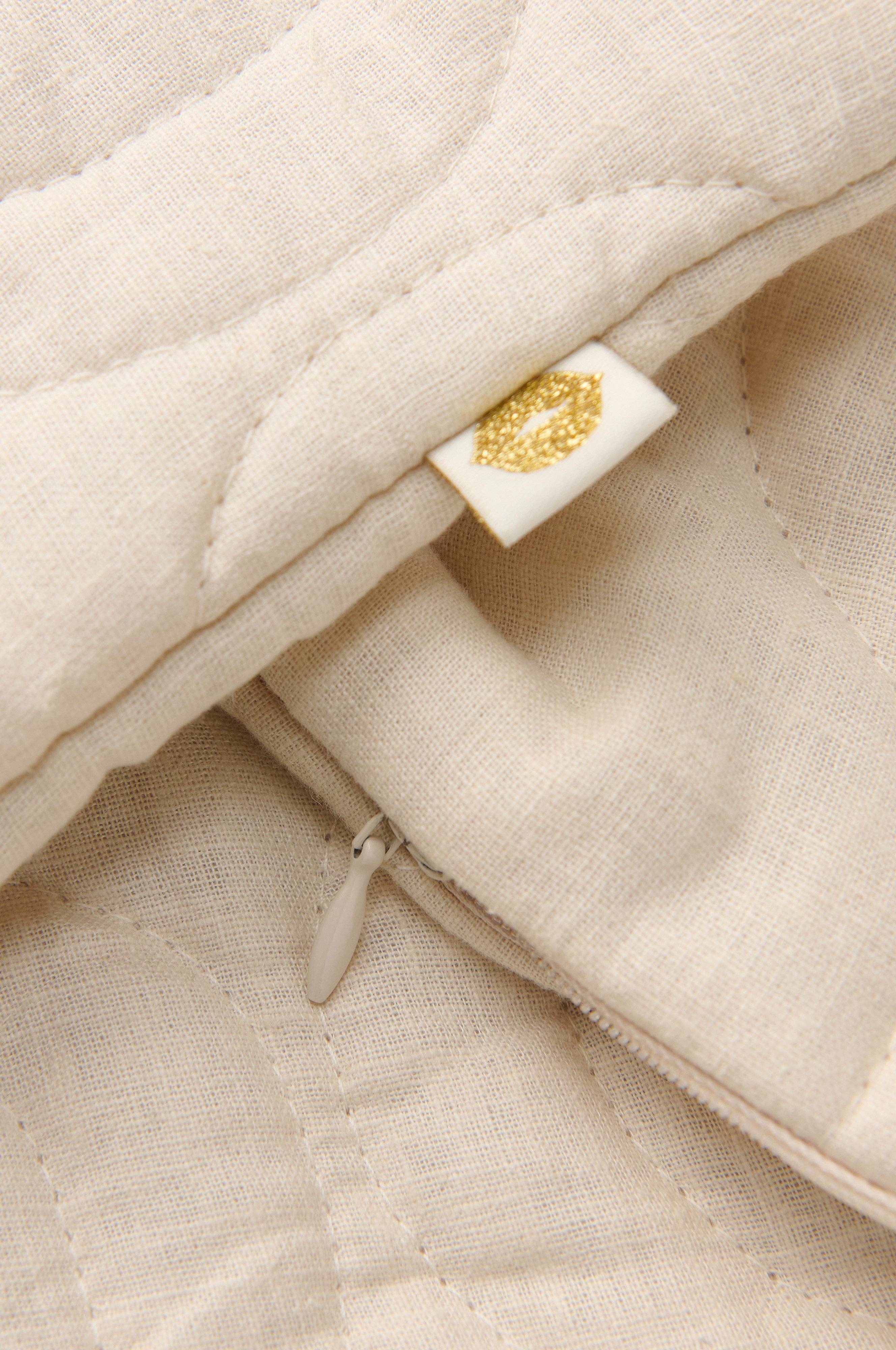 Putetrekk Elly Quilted i resirkulert halvlinne