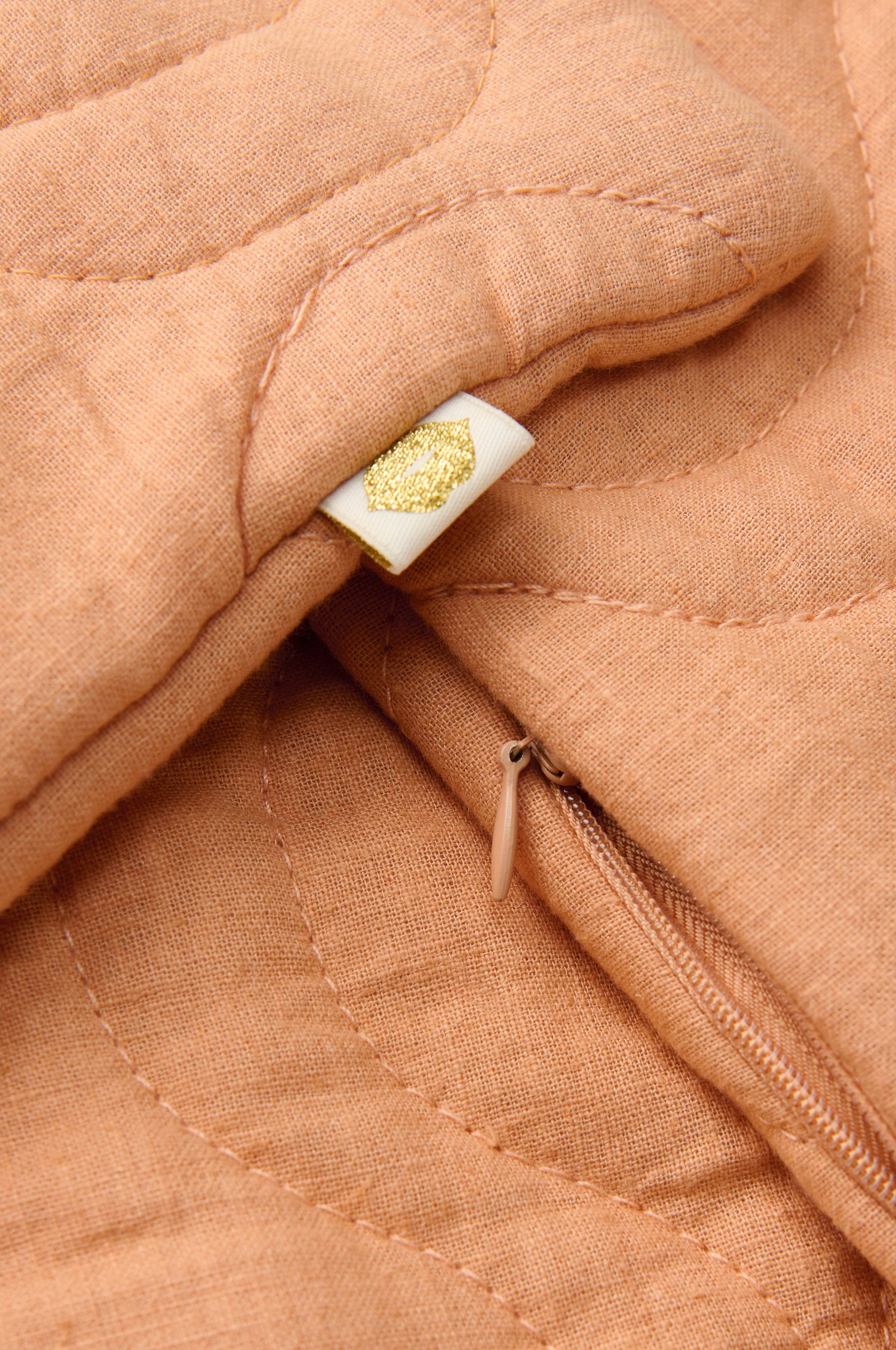 Putetrekk Elly Quilted i resirkulert halvlinne