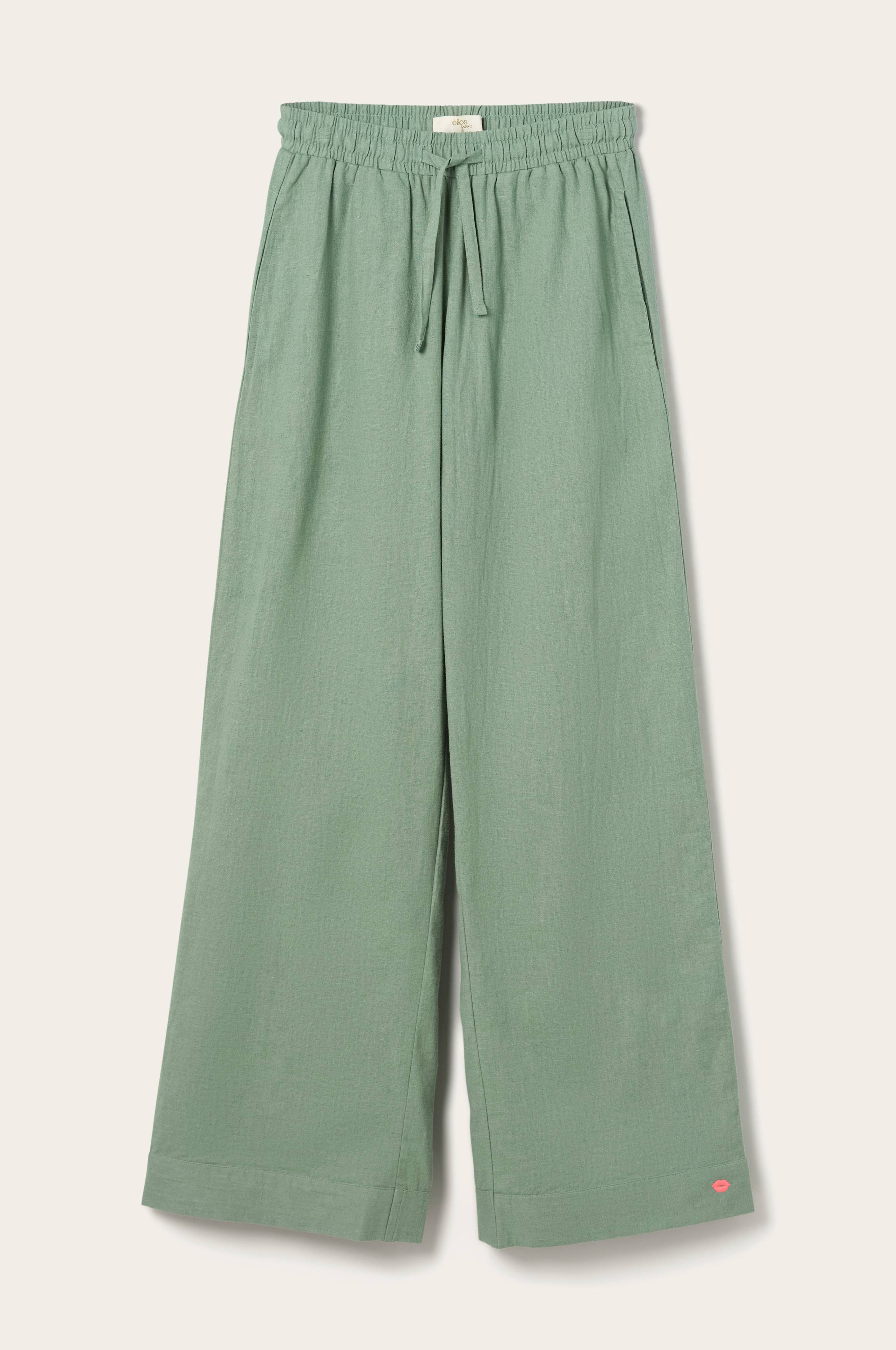 Pysjbukser Pyjama Pant Elly i resirkulert halvlinne