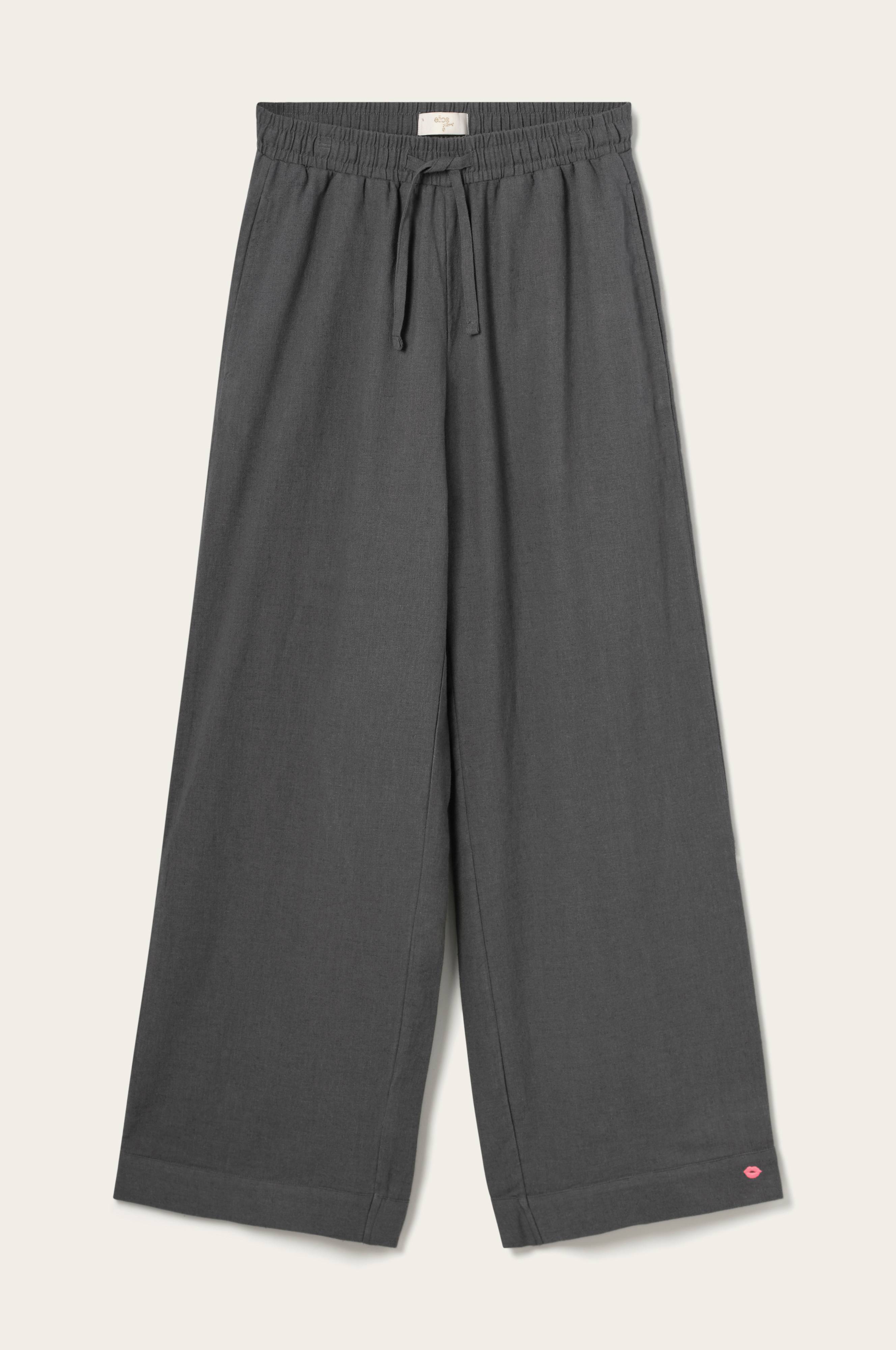 Pysjbukser Pyjama Pant Elly i resirkulert halvlinne