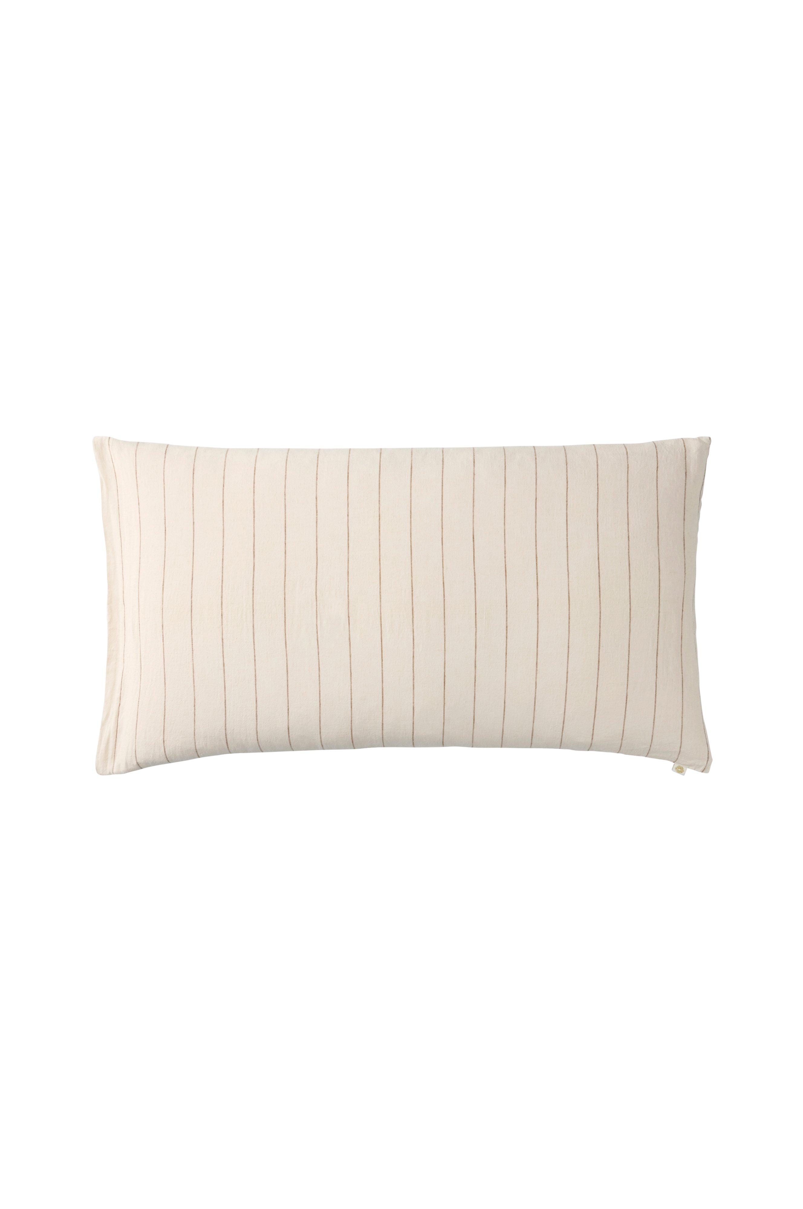Putetrekk Elly Thin Stripe i resirkulert halvlinne