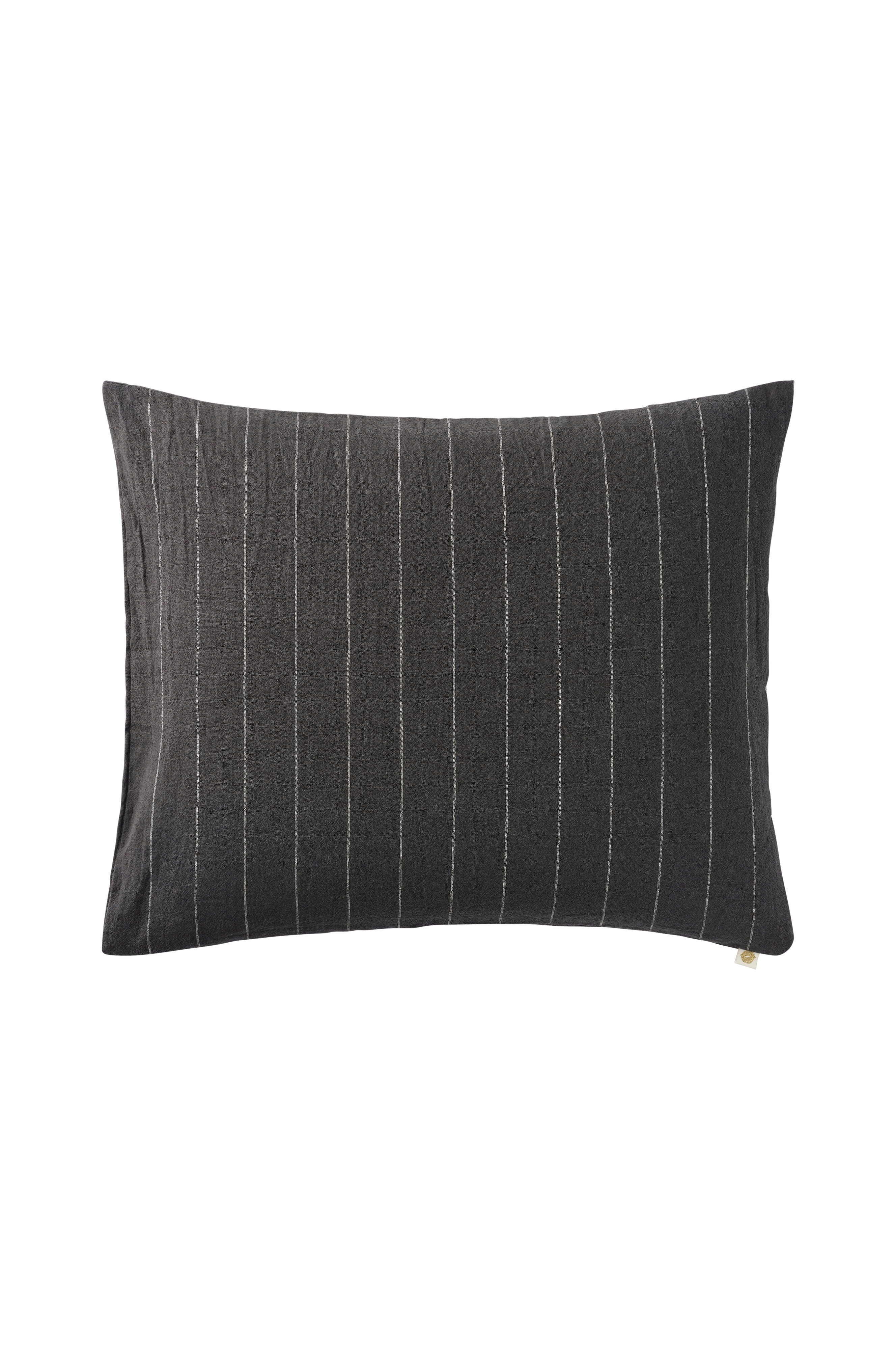 Putetrekk Elly Thin Stripe i resirkulert halvlinne